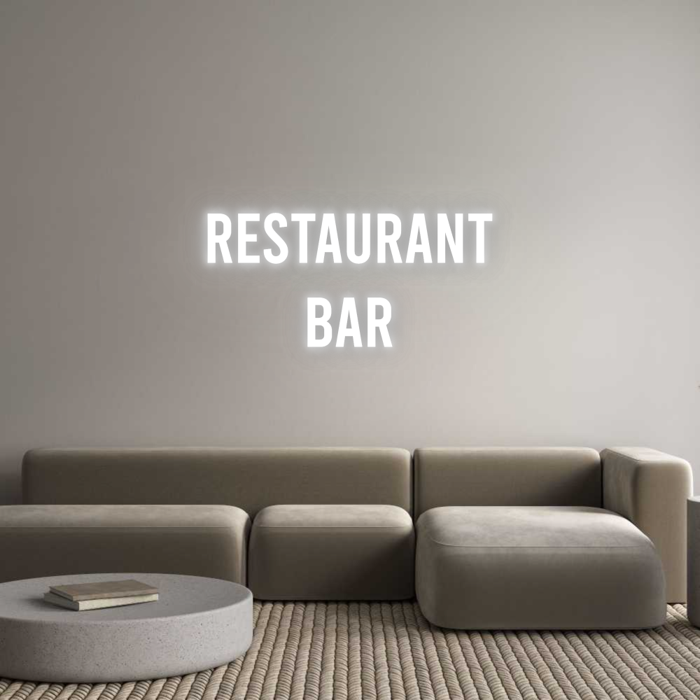 Custom Neon: RESTAURANT
BAR