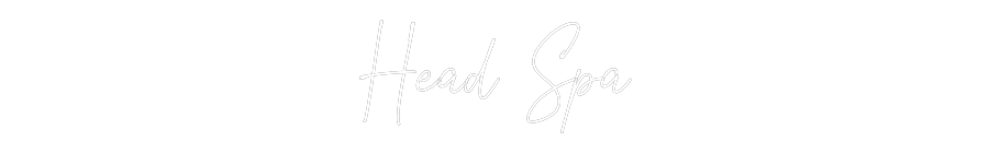 Custom Neon: Head Spa