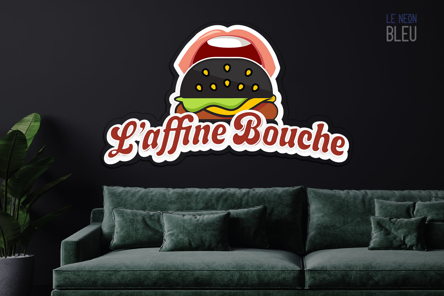 L'affine Bouche - Néon LED