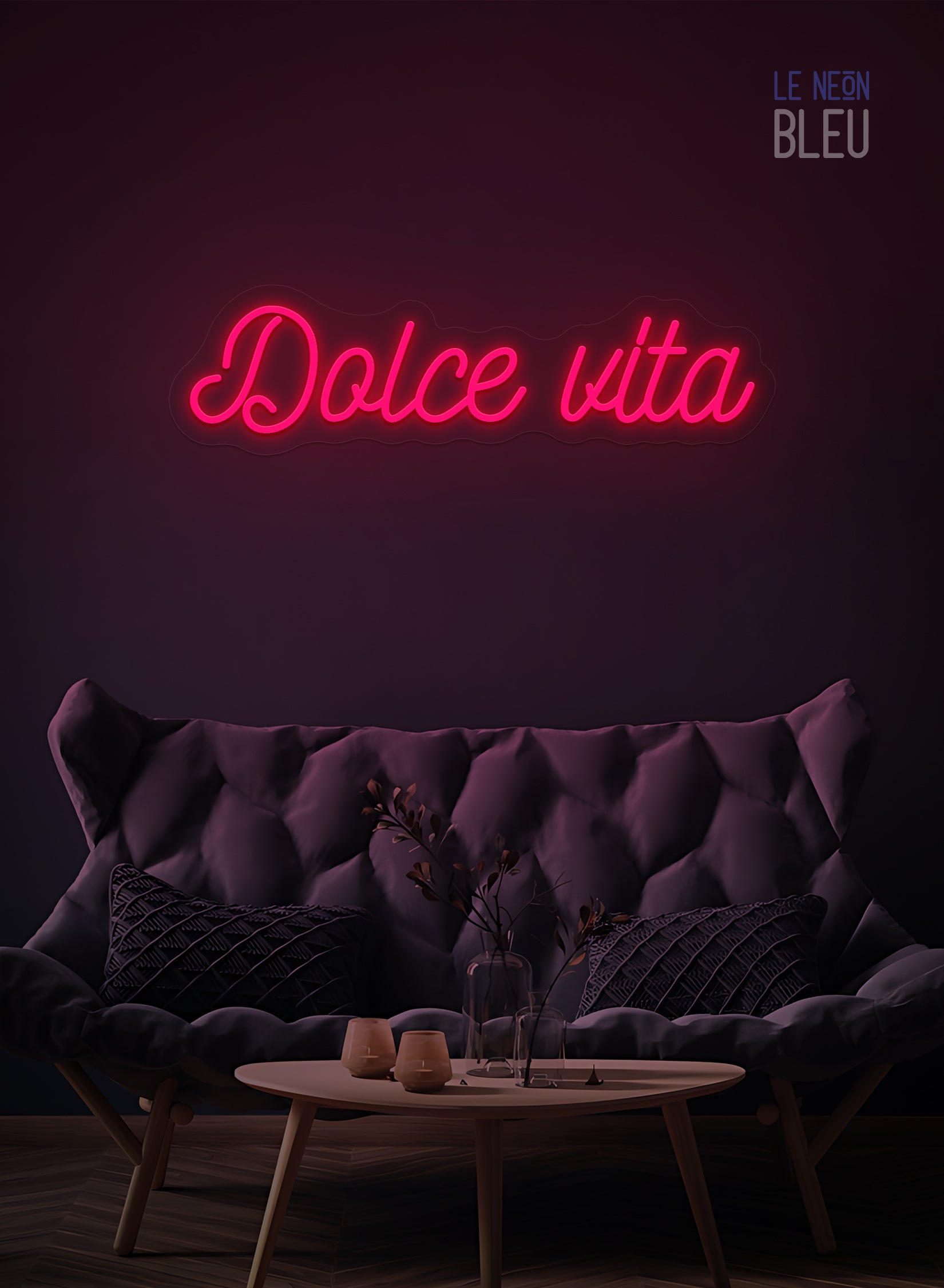 Néon LED "Dolce Vita" – Déco lumineuse élégante et tendance