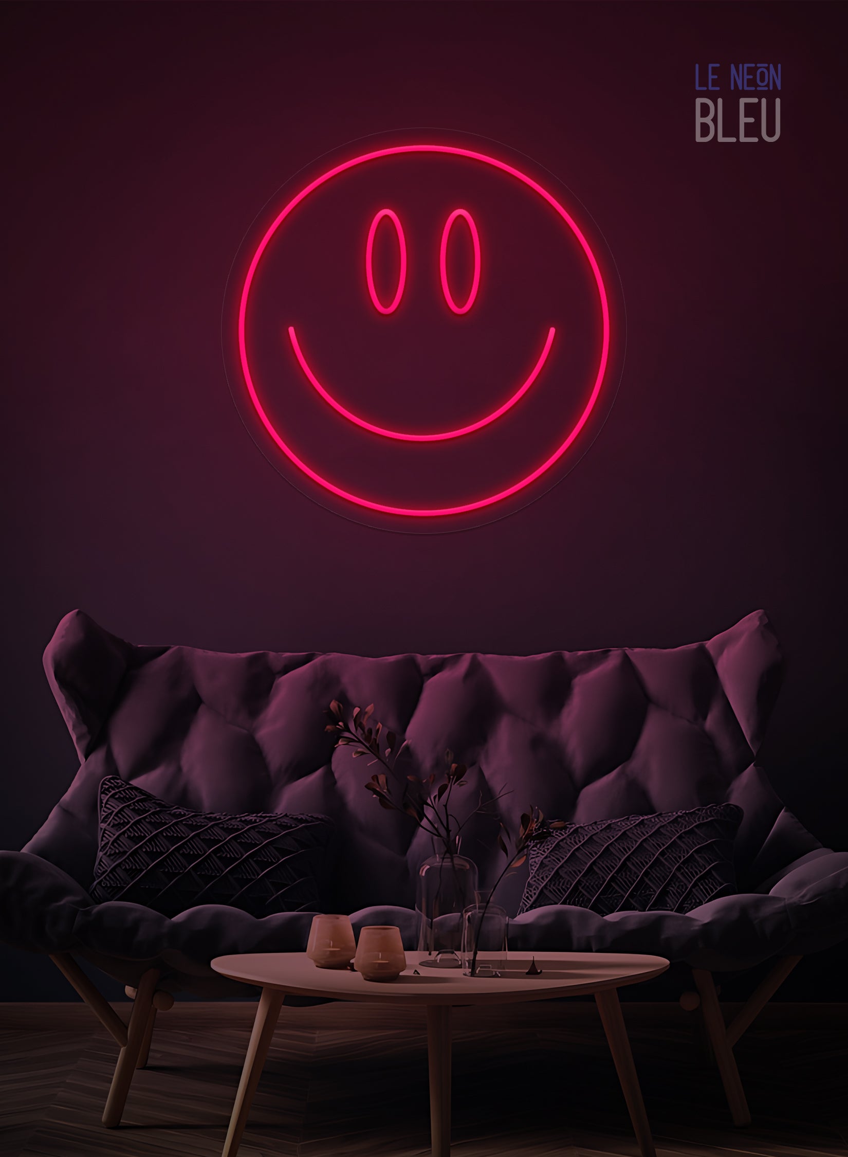 Néon LED Smiley – Déco Positive et Lumineuse