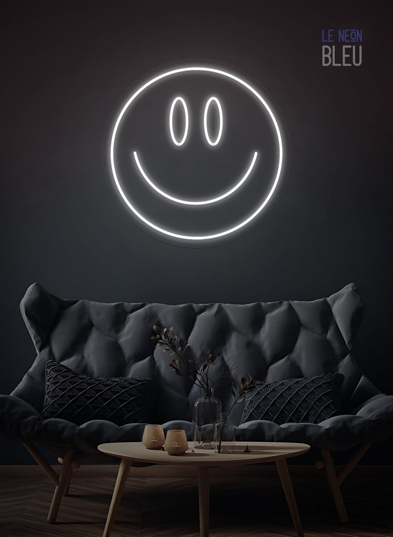 Néon LED Smiley – Déco Positive et Lumineuse