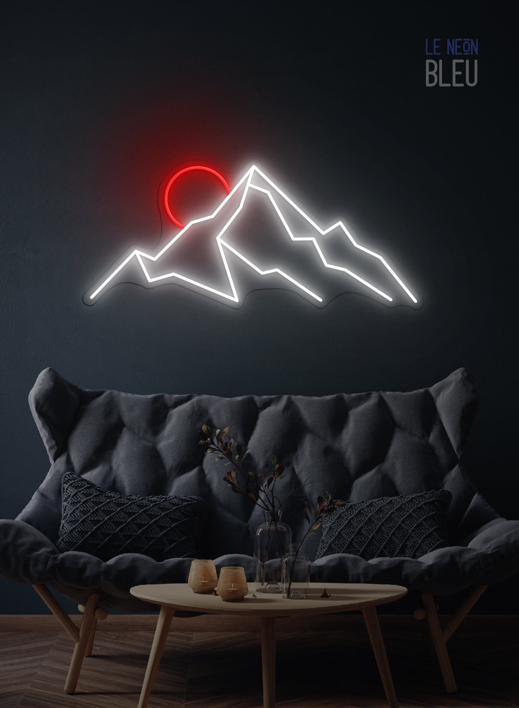 Sunset Montagne - Néon LED