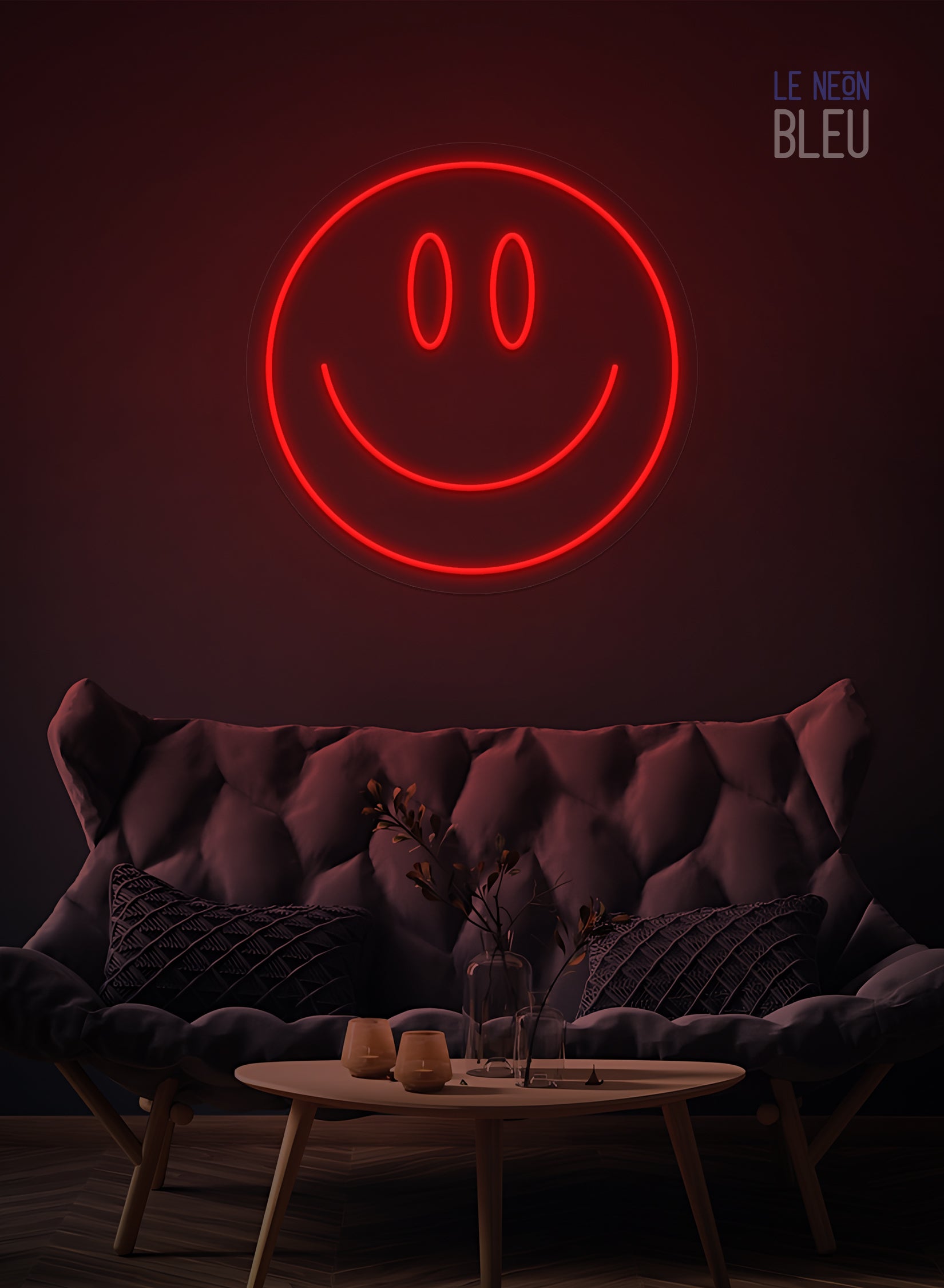 Néon LED Smiley – Déco Positive et Lumineuse