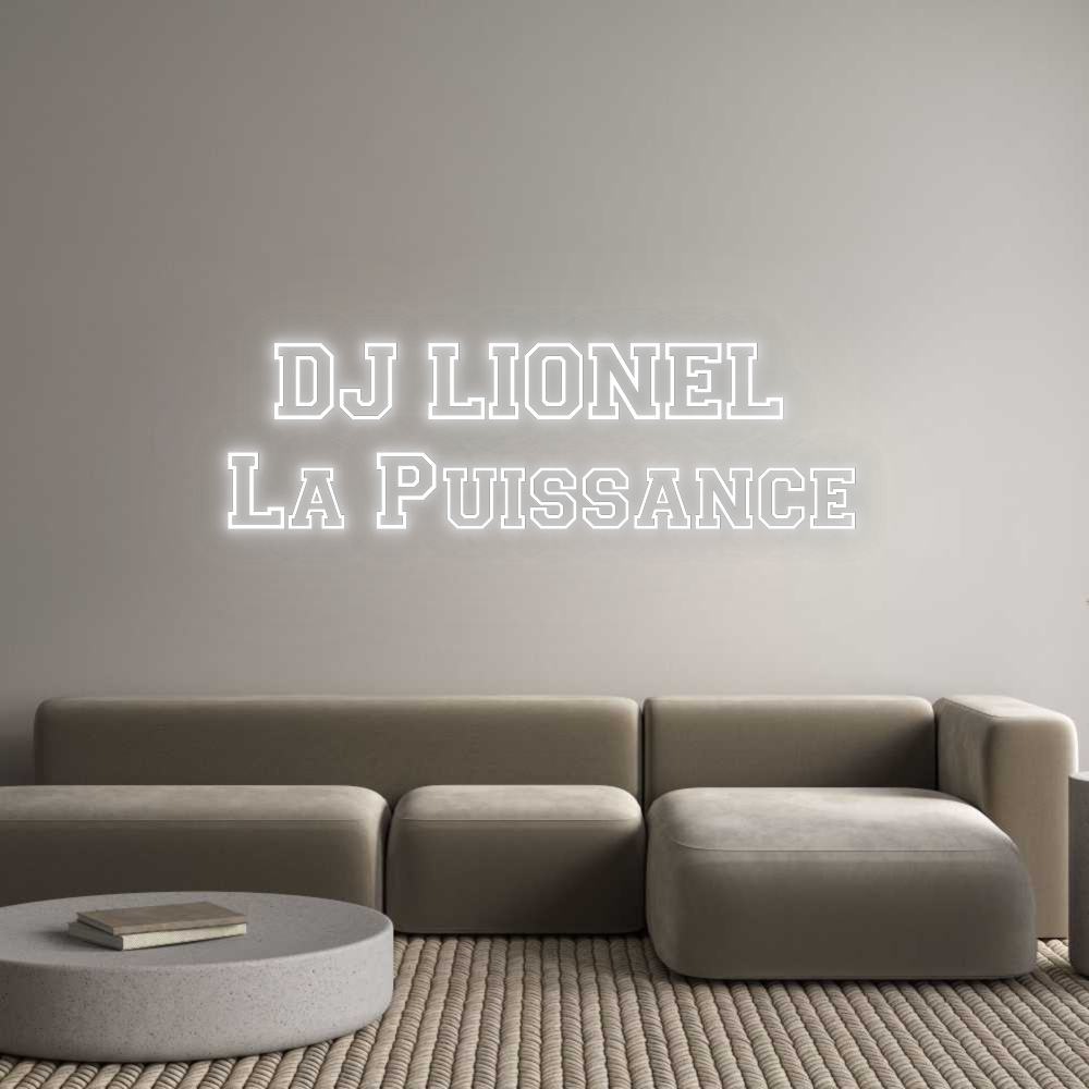 Custom Neon: DJ LIONEL
L...