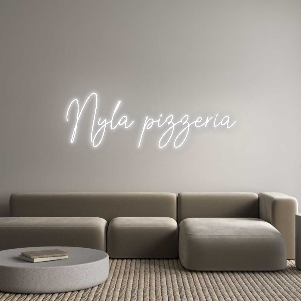 Custom Neon: Nyla pizzeria