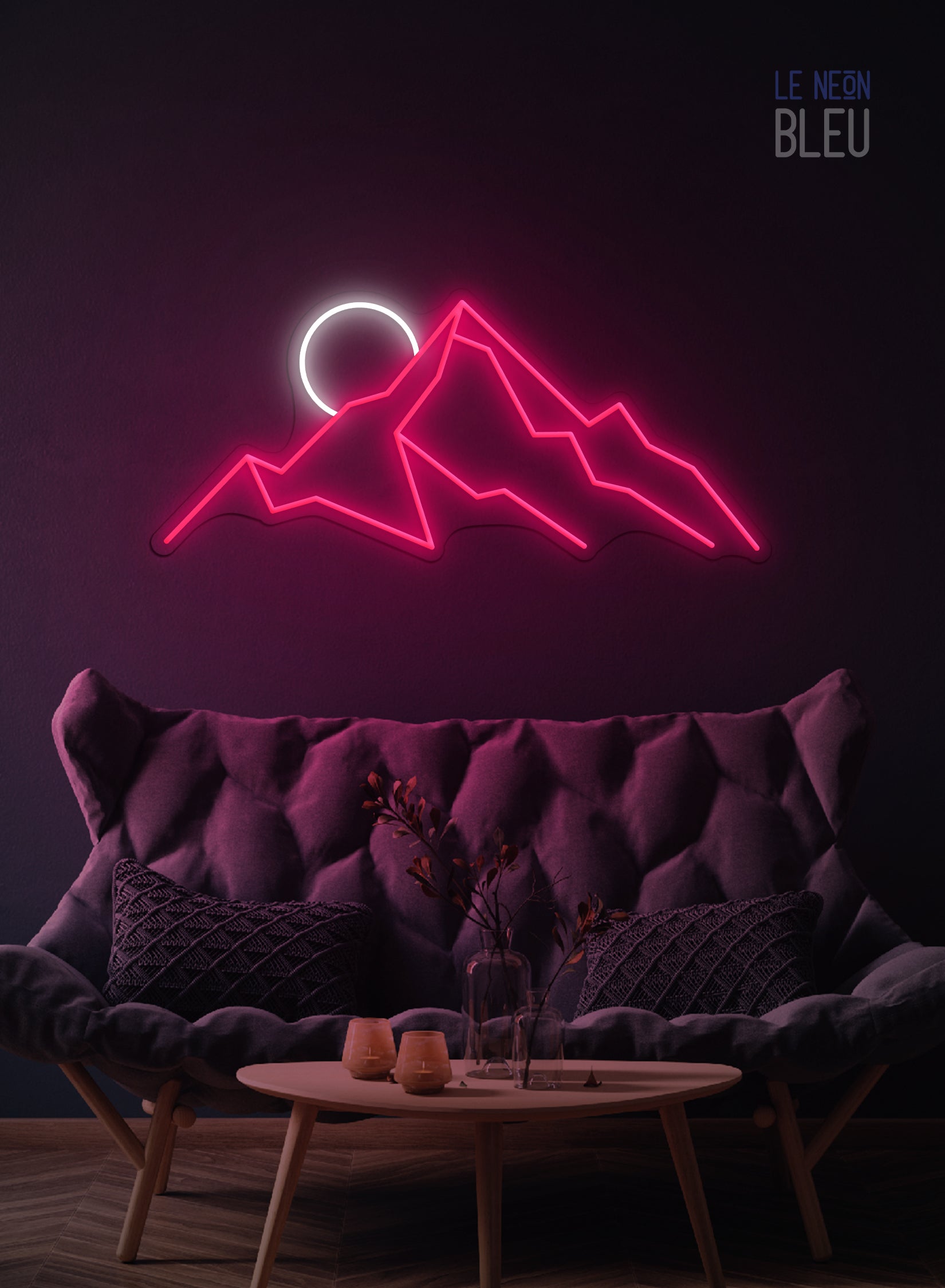 Sunset Montagne - Néon LED