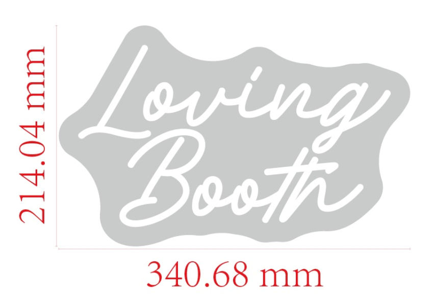 Loving Booth - Néon LED