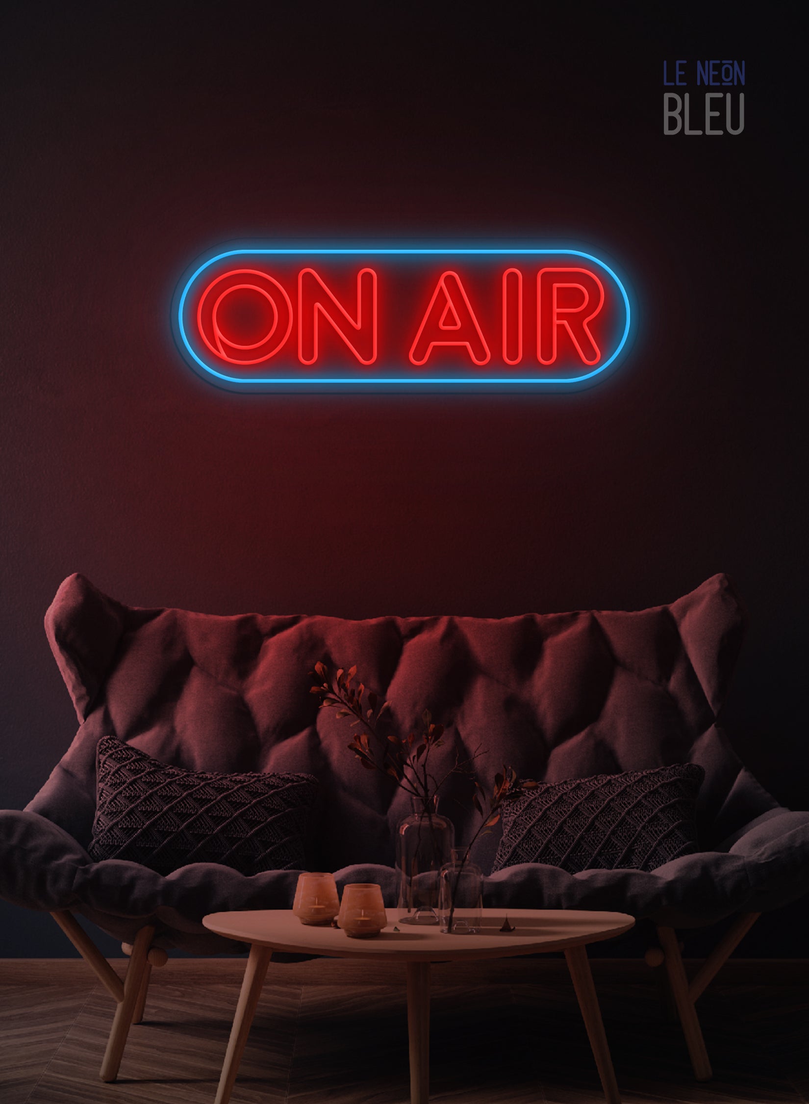 Néon LED "ON AIR" – L’icône des créateurs en direct