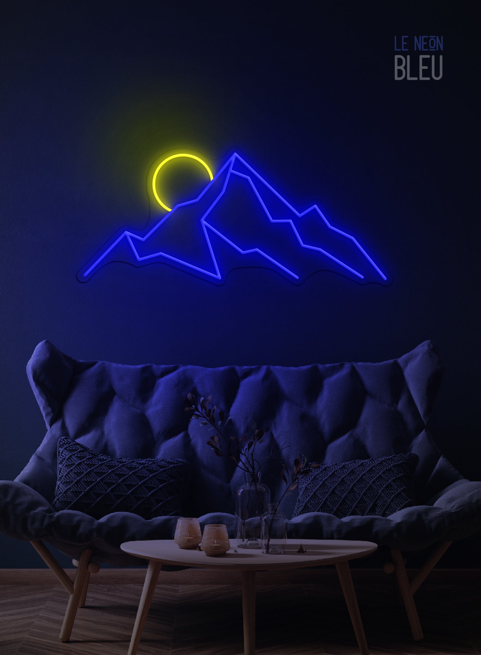 Sunset Montagne - Néon LED