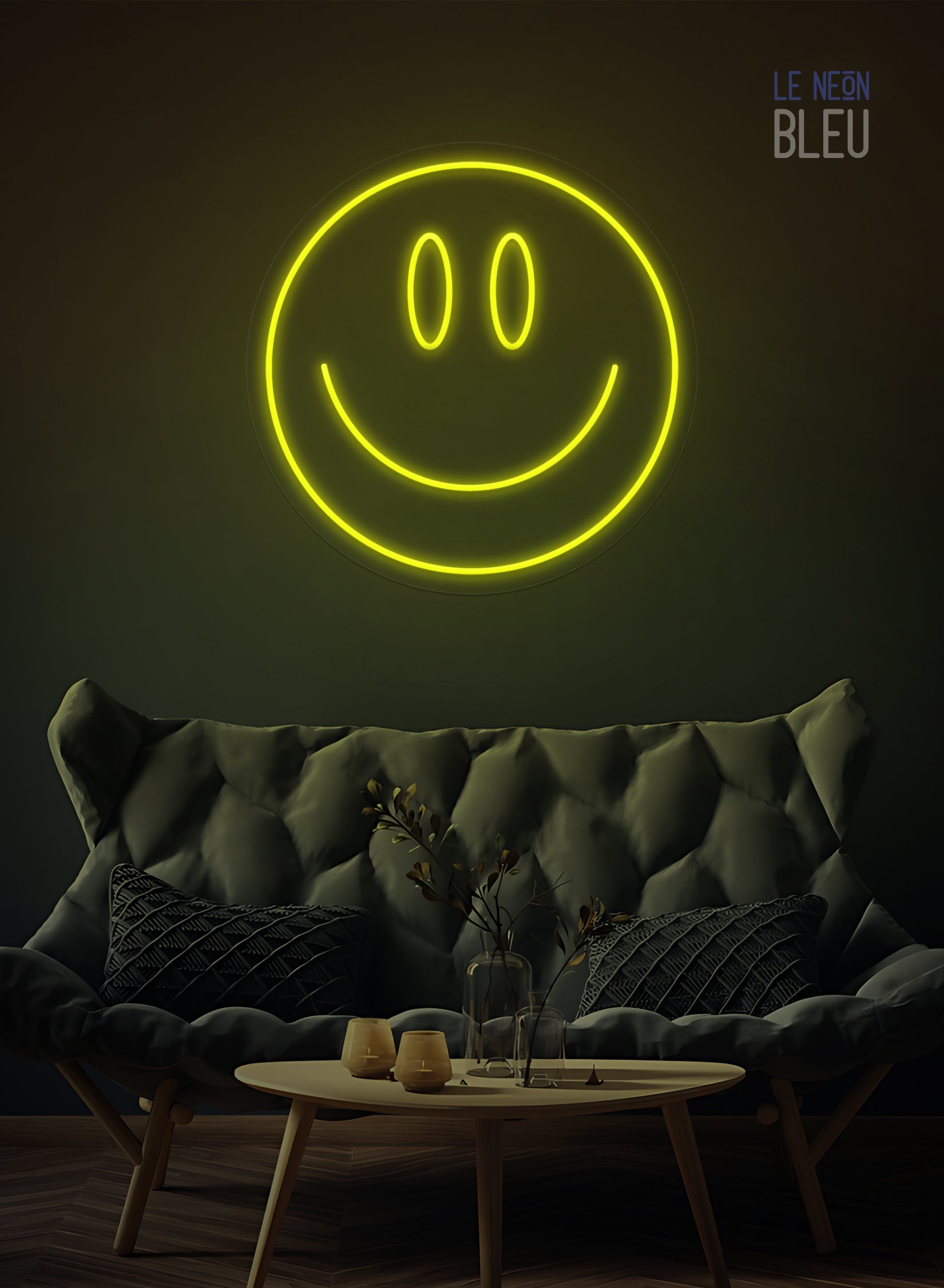 Néon LED Smiley – Déco Positive et Lumineuse