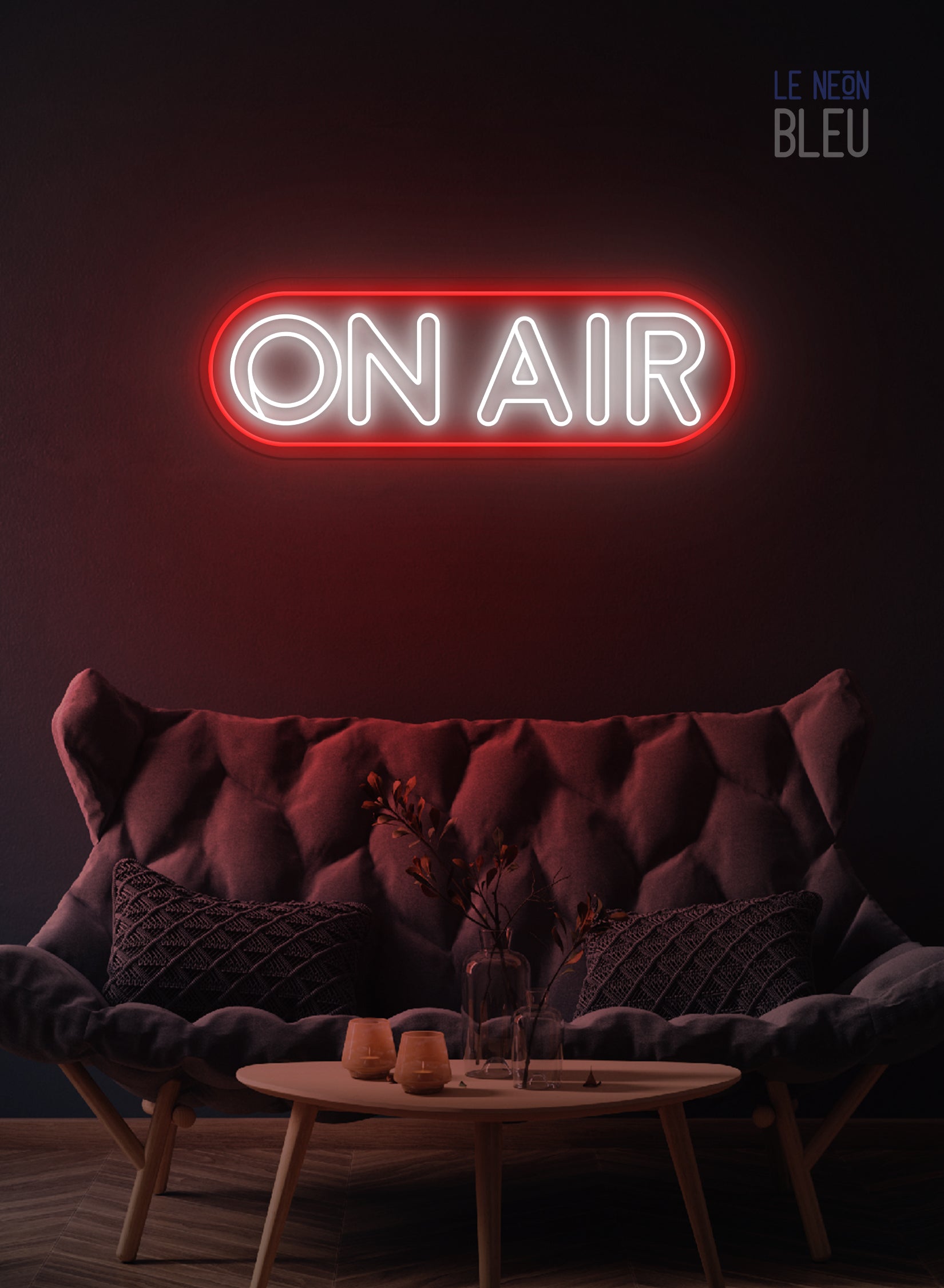 Néon LED "ON AIR" – L’icône des créateurs en direct