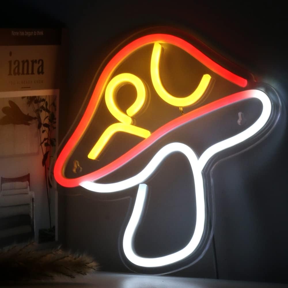 Champignon Rouge - Néon LED
