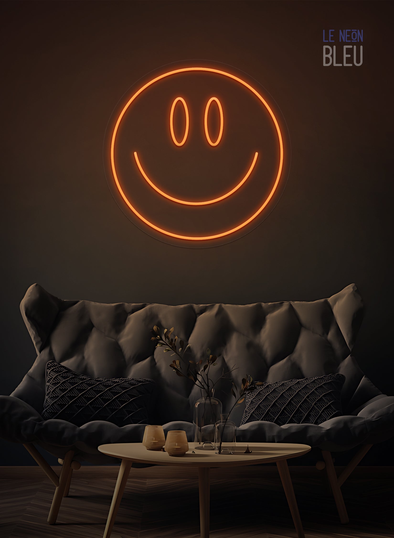 Néon LED Smiley – Déco Positive et Lumineuse