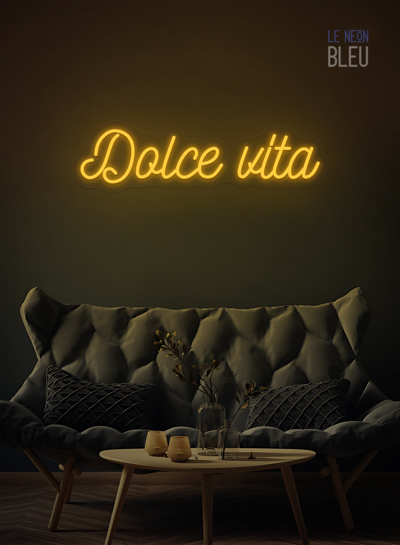 Néon LED "Dolce Vita" – Déco lumineuse élégante et tendance