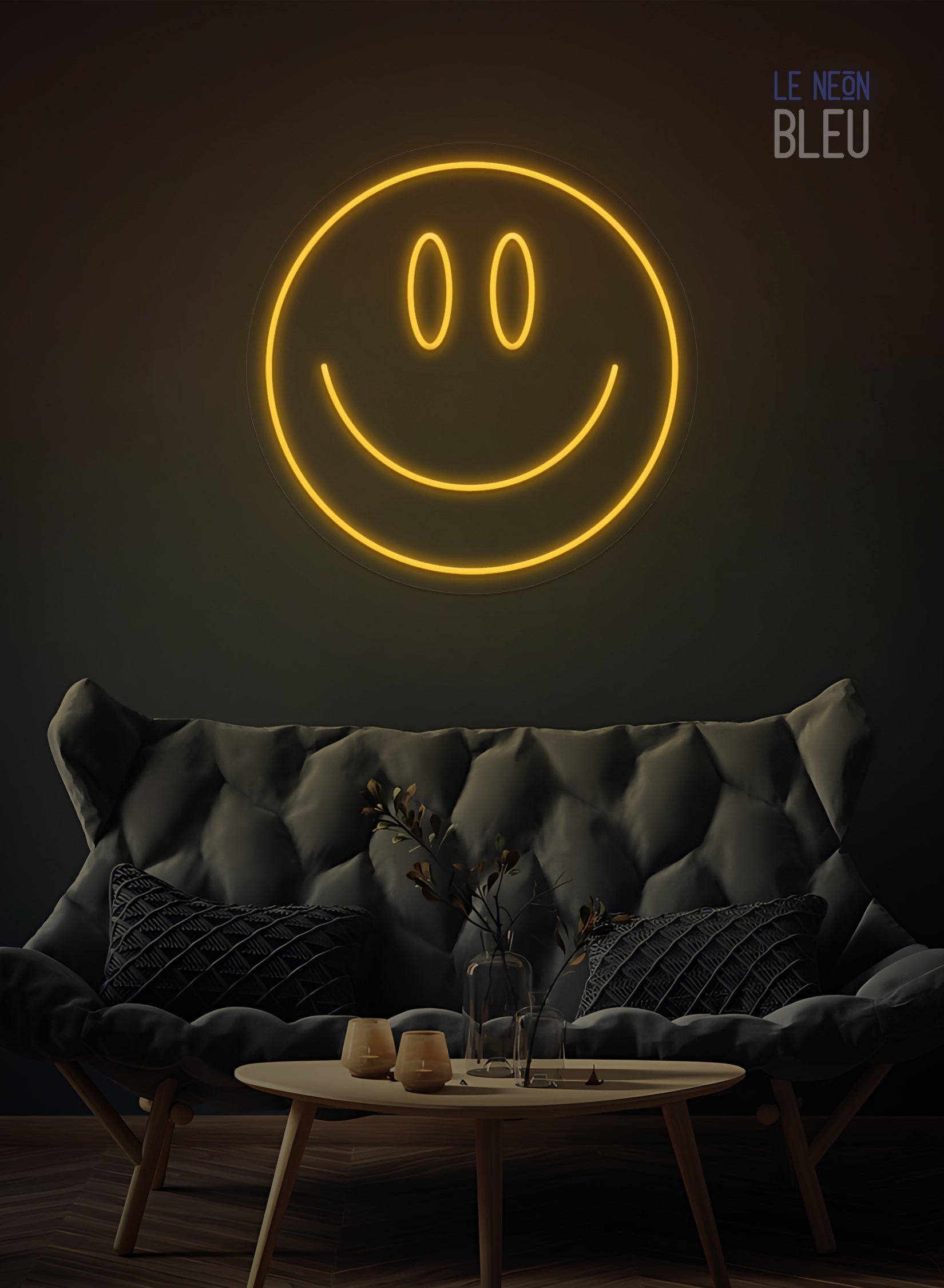 Néon LED Smiley – Déco Positive et Lumineuse