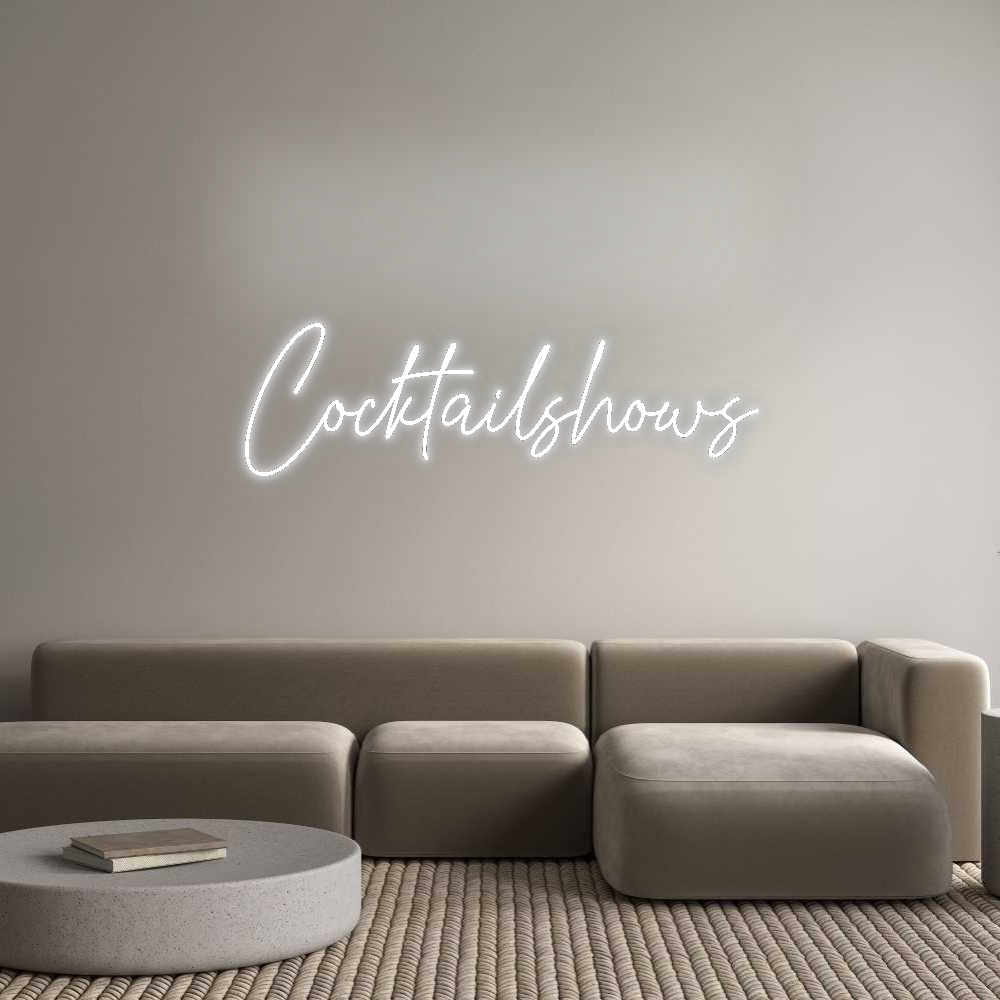 Custom Neon: Cocktailshows