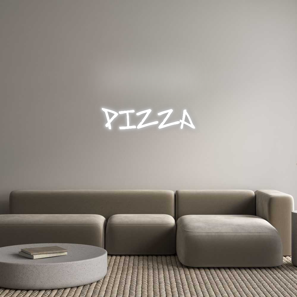 Custom Neon: Pizza
