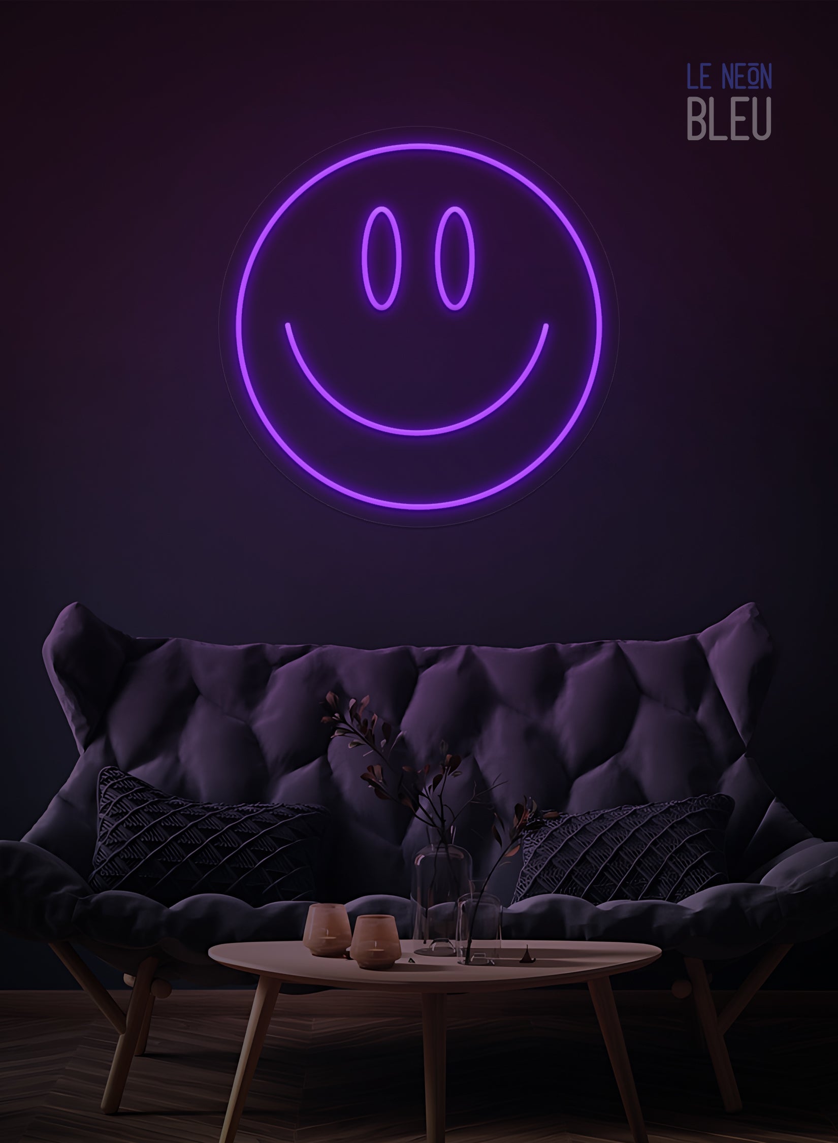 Néon LED Smiley – Déco Positive et Lumineuse