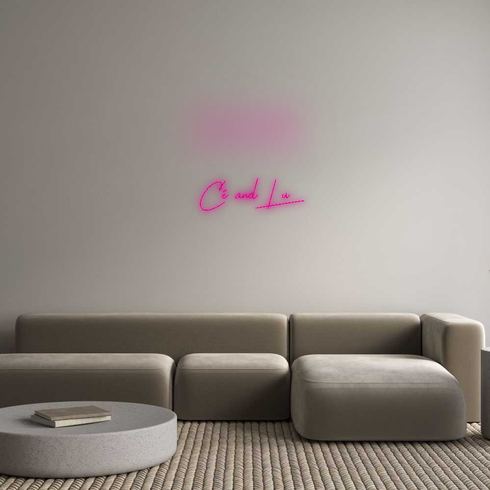 Custom Neon: Cé and Lu