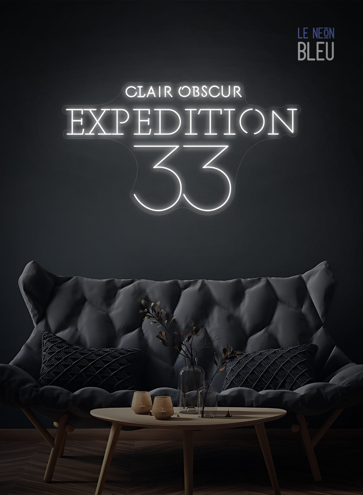 Néon LED "Clair Obscur: Expedition 33" – Pour une déco inspirée du jeu