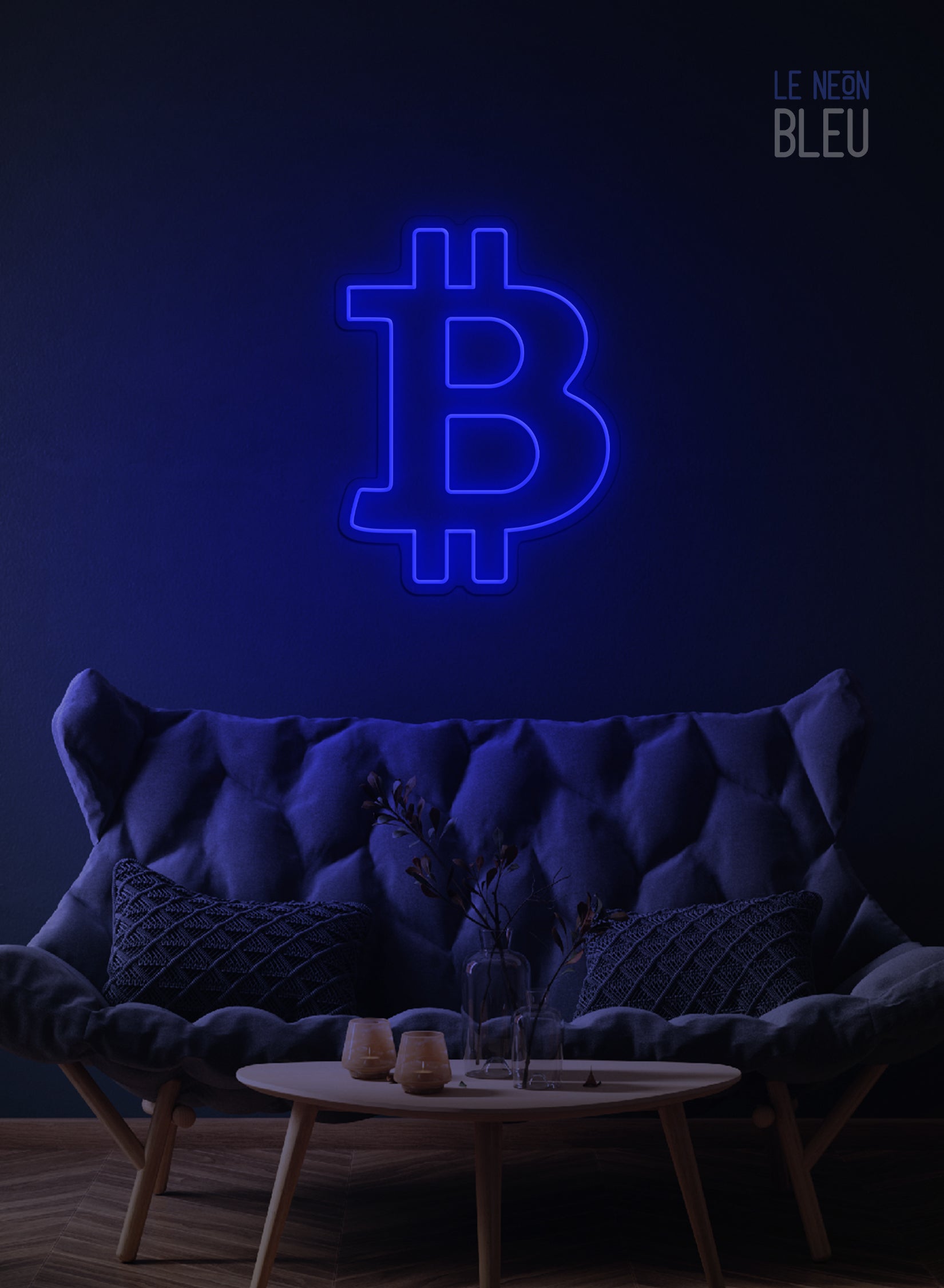 Bitcoin - Néon LED
