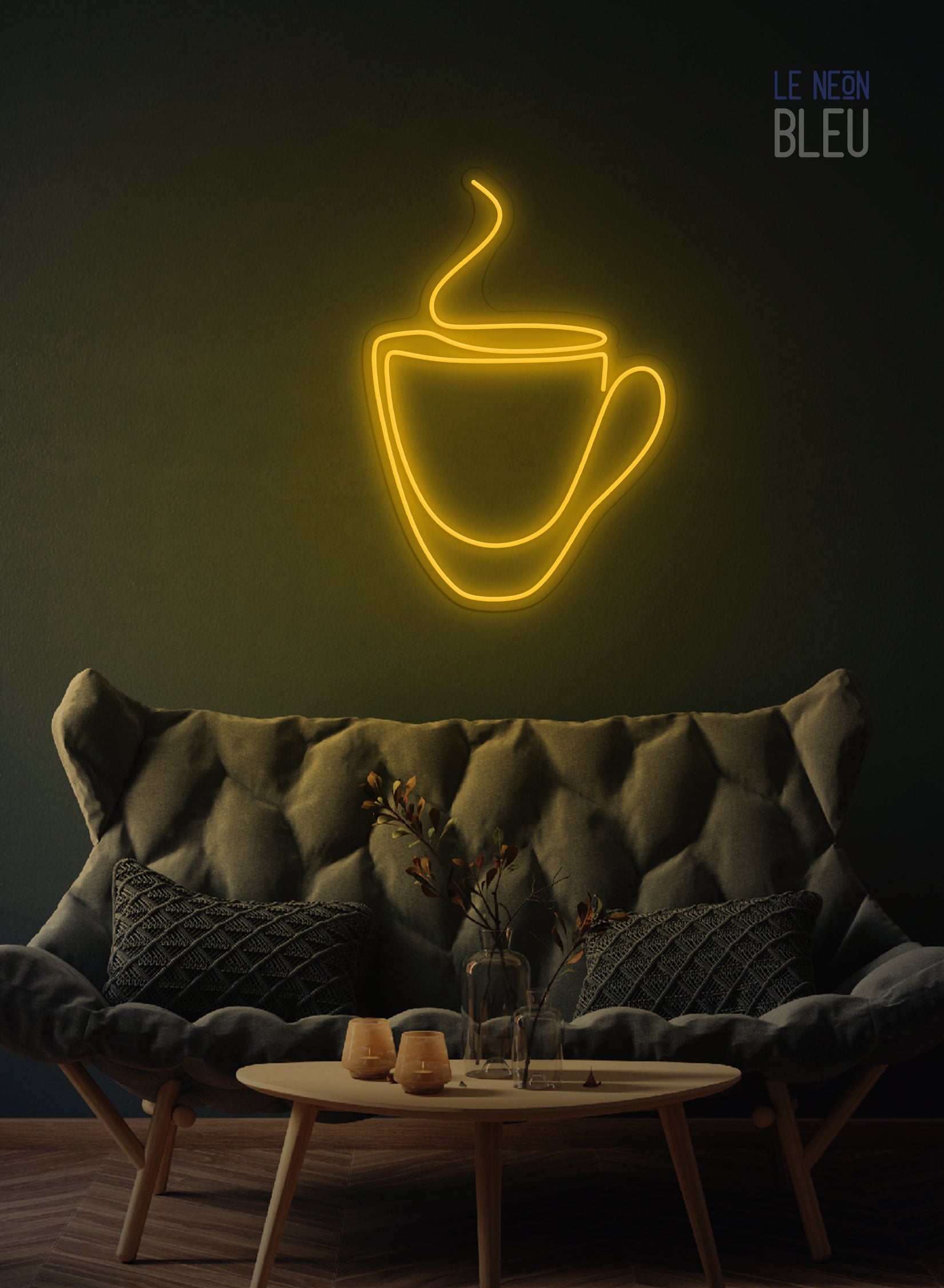 Tasse de Café ou Thé ? - Néon LED