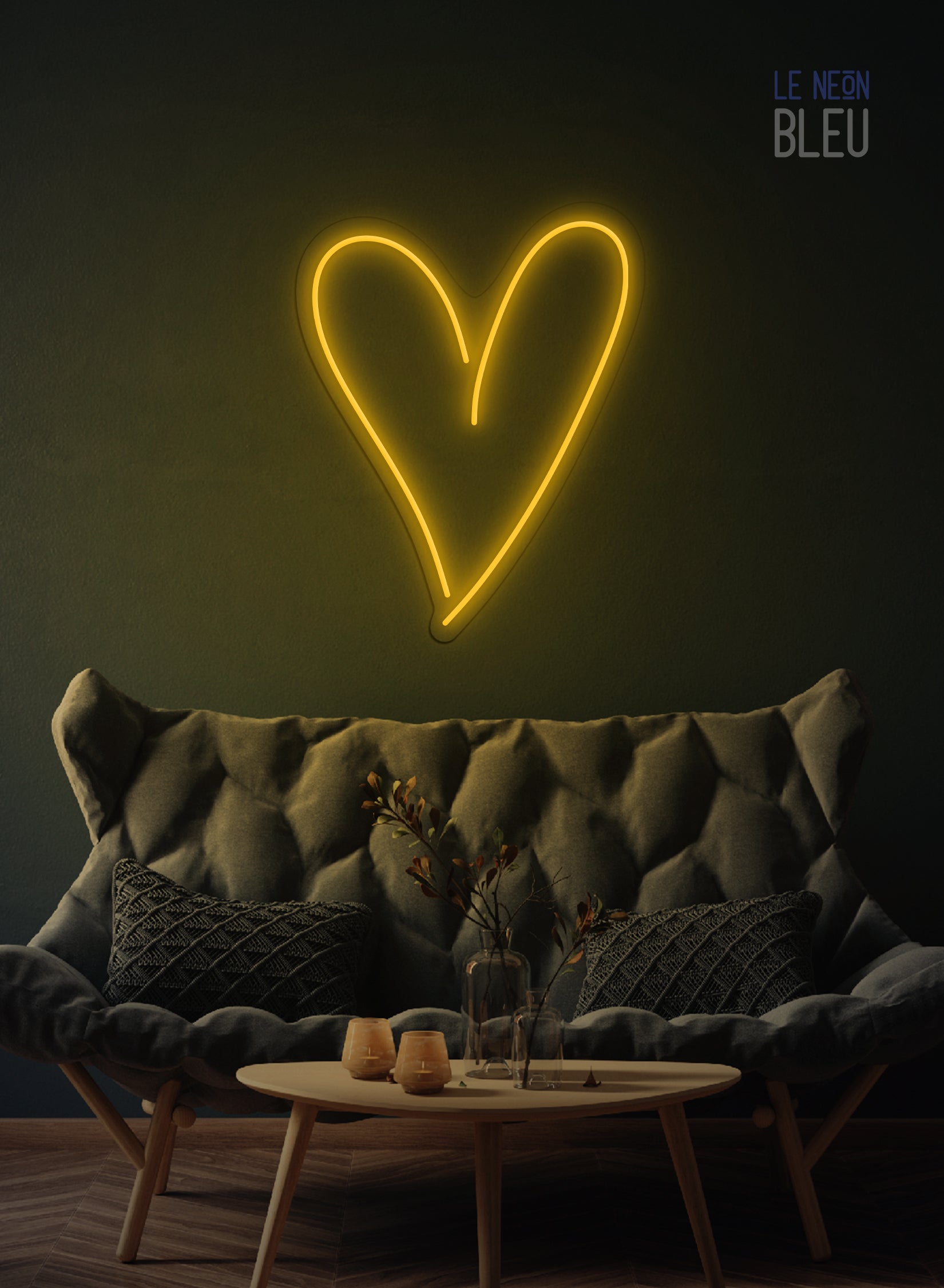 Néon LED Cœur – Élégance à Petit Prix