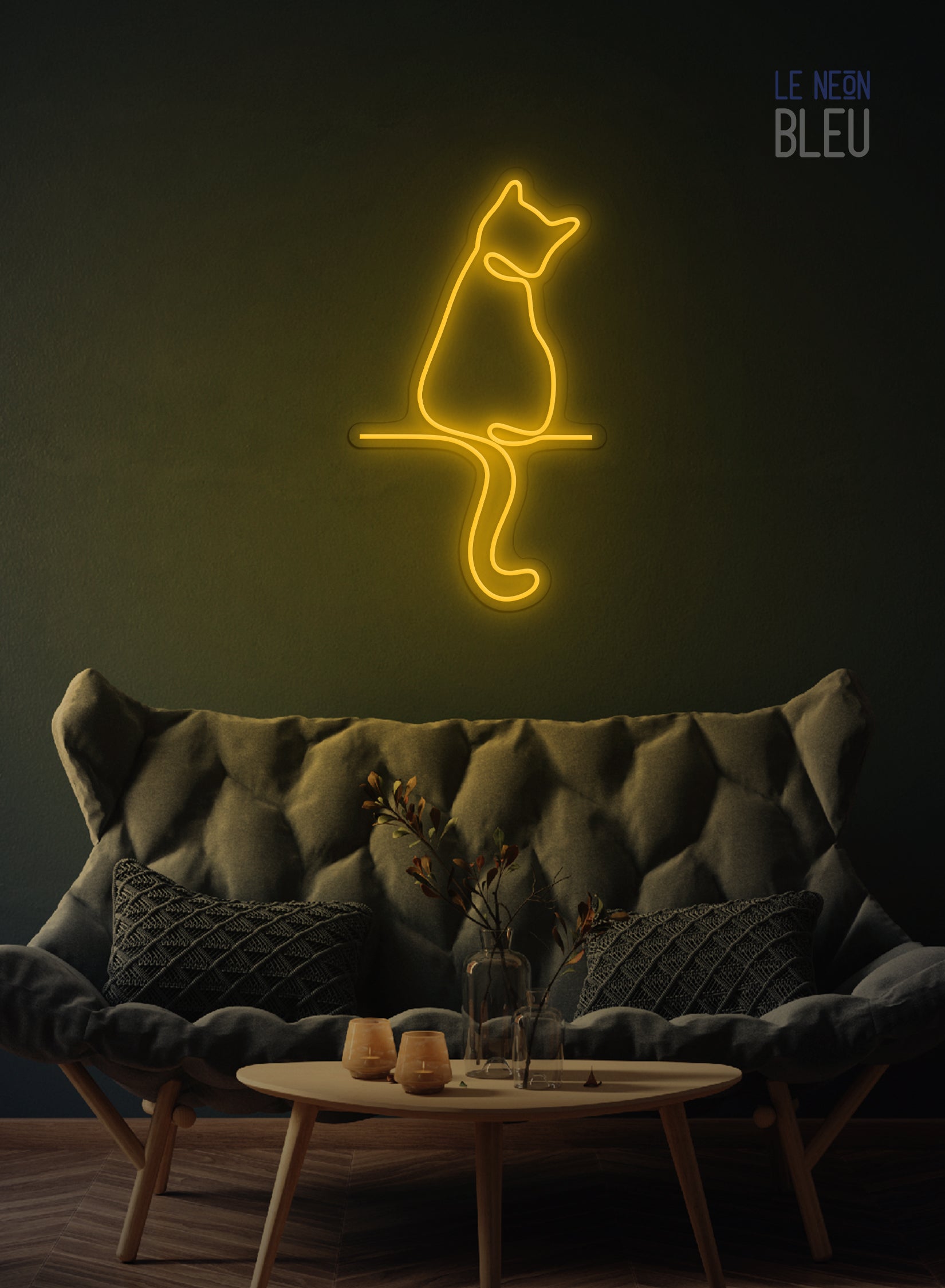 Chat - Néon LED