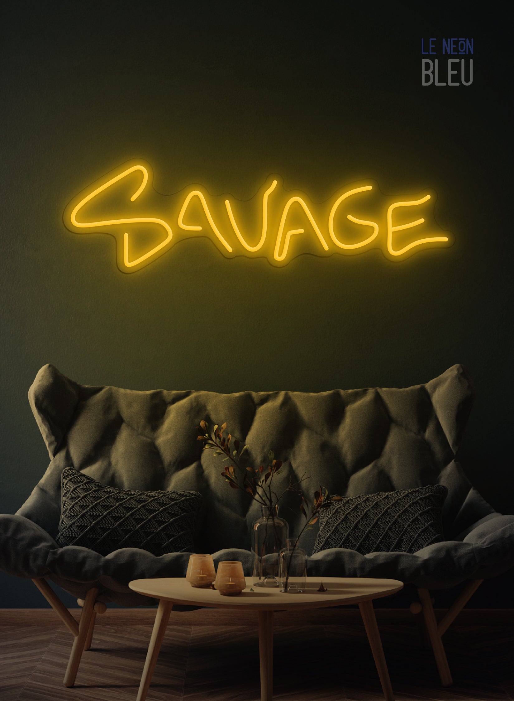 Néon LED "Savage" – Affirmation et Style Moderne