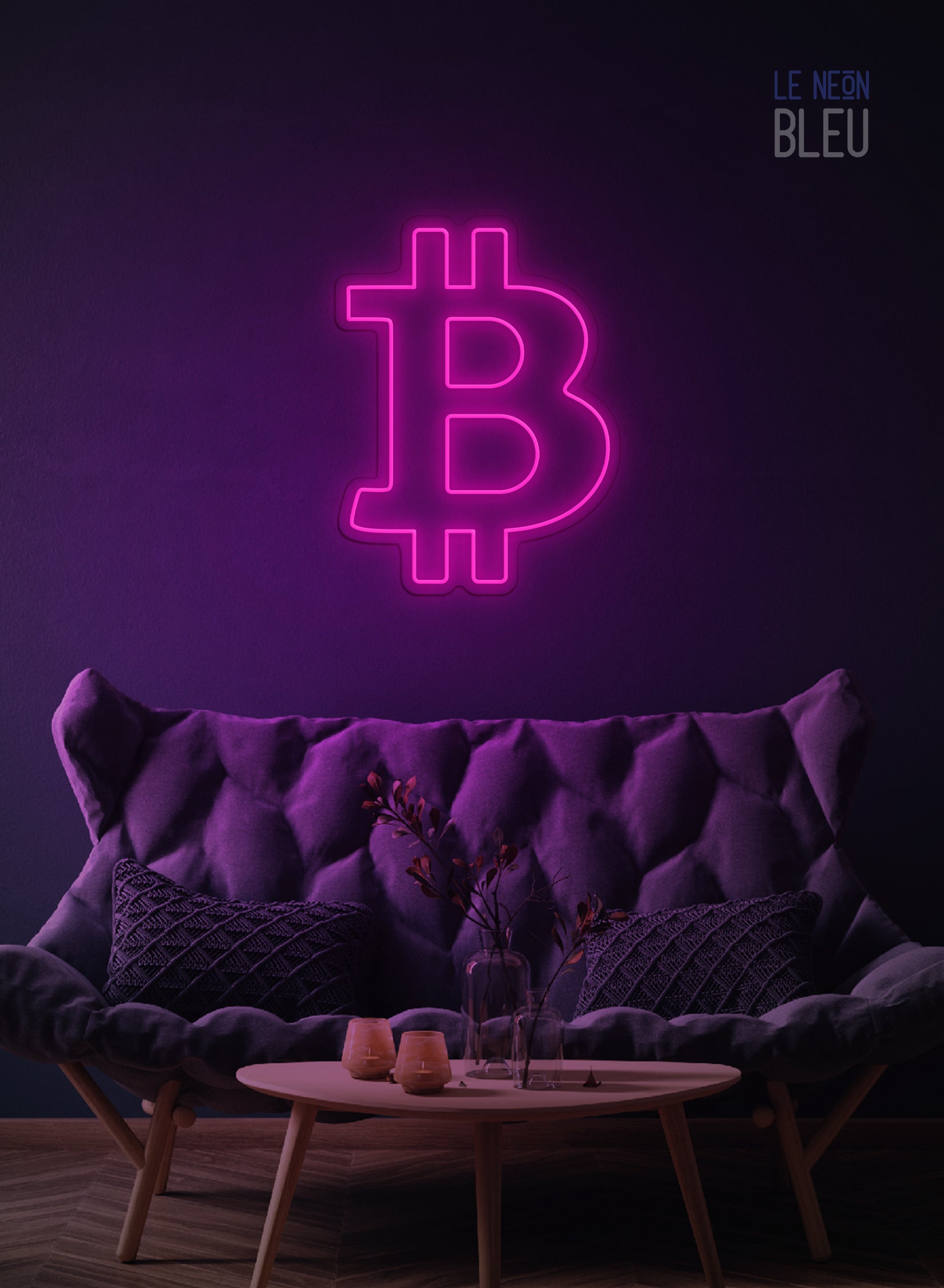 Bitcoin - Néon LED