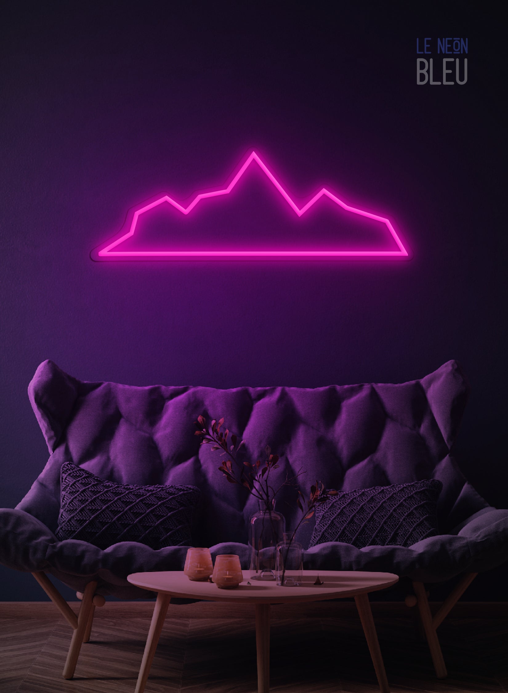 Montagne - Néon LED