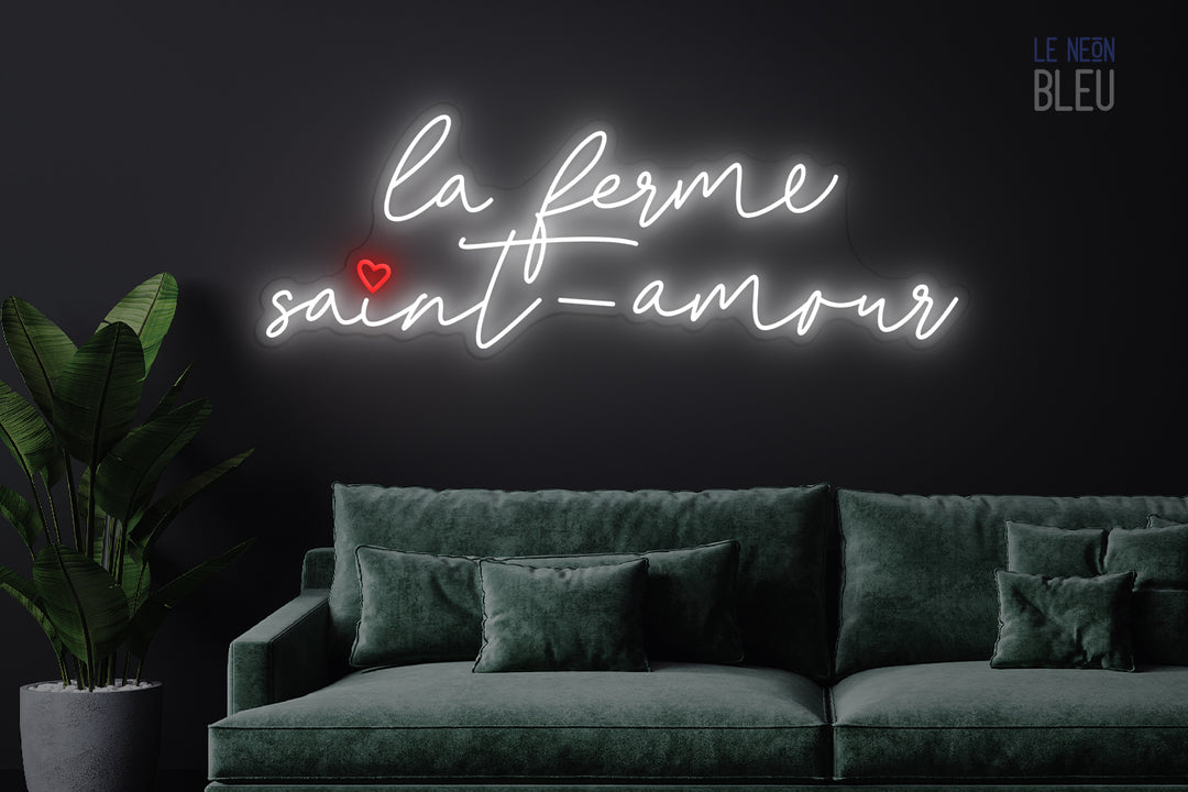 La ferme Saint-Amour - Néon LED