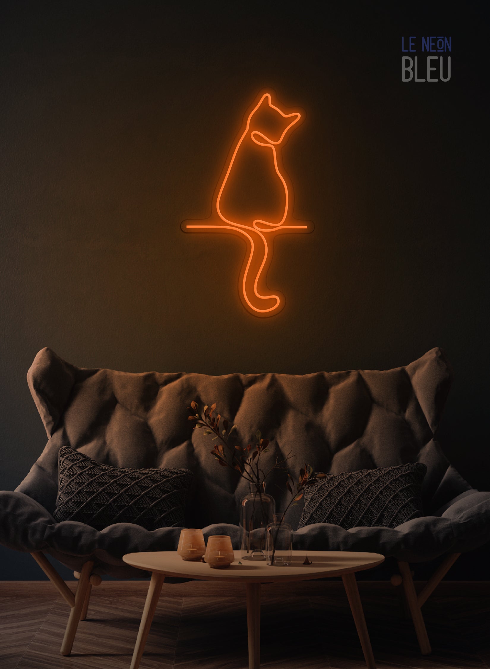 Chat - Néon LED