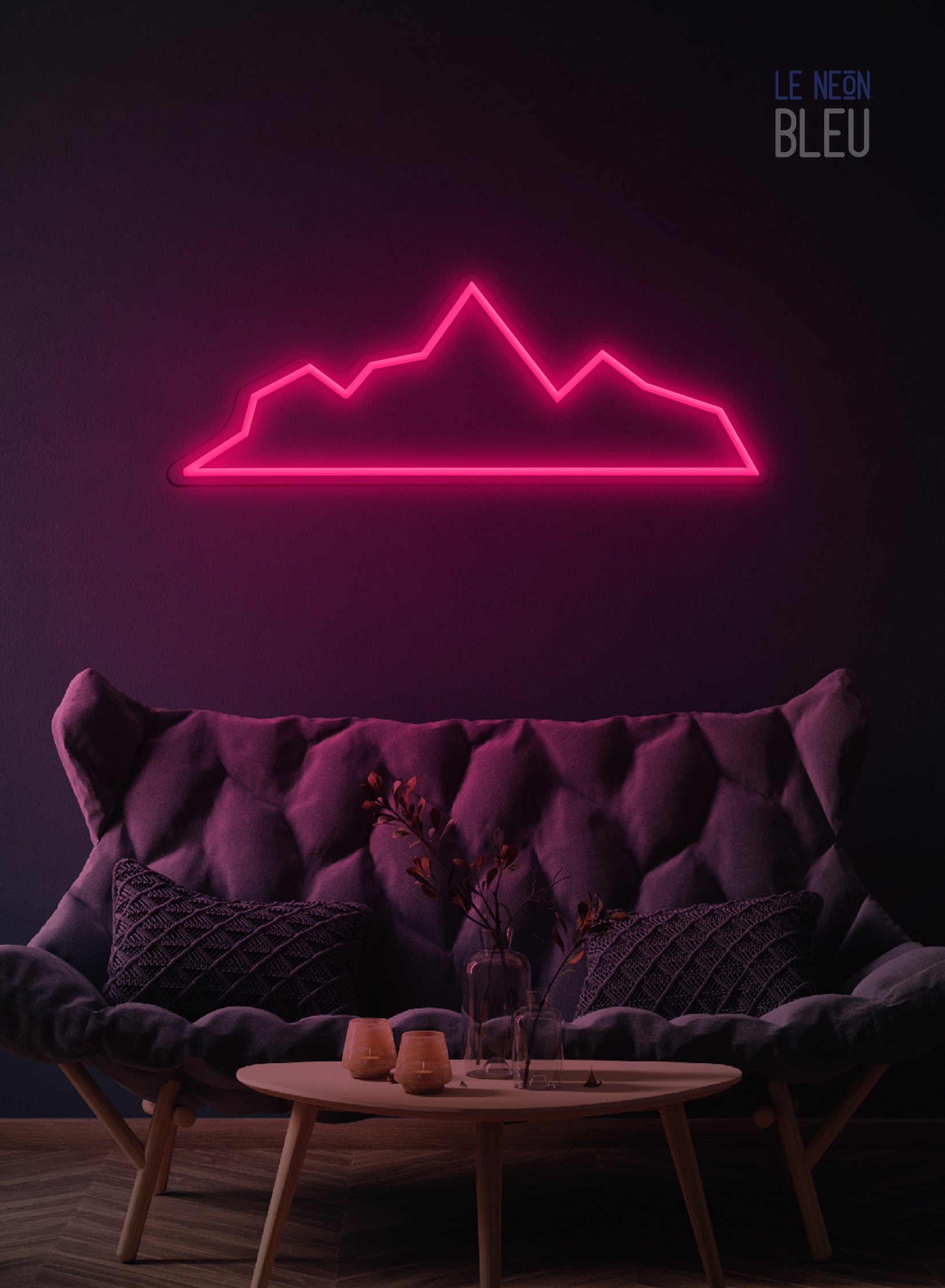 Montagne - Néon LED