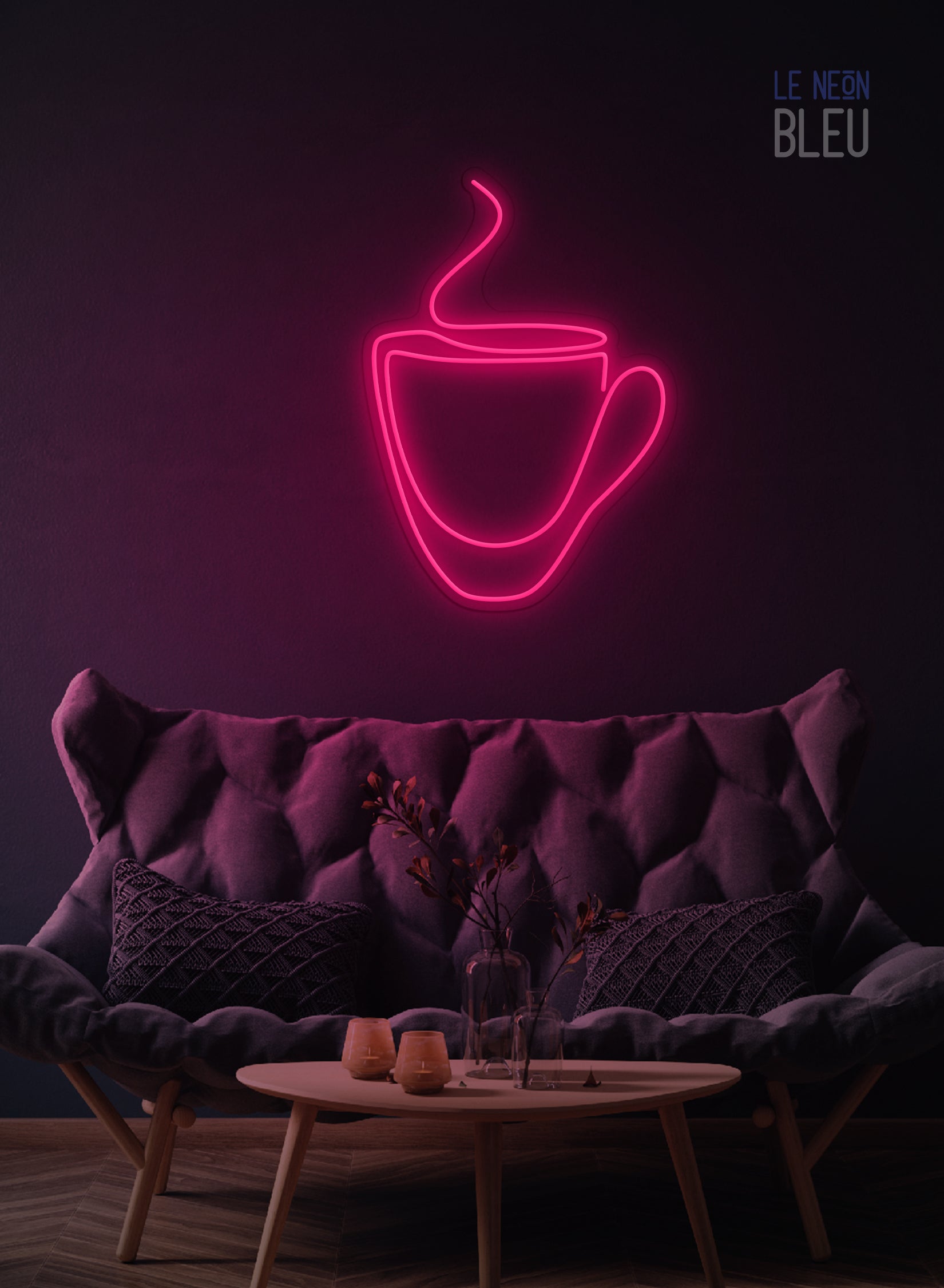 Tasse de Café ou Thé ? - Néon LED