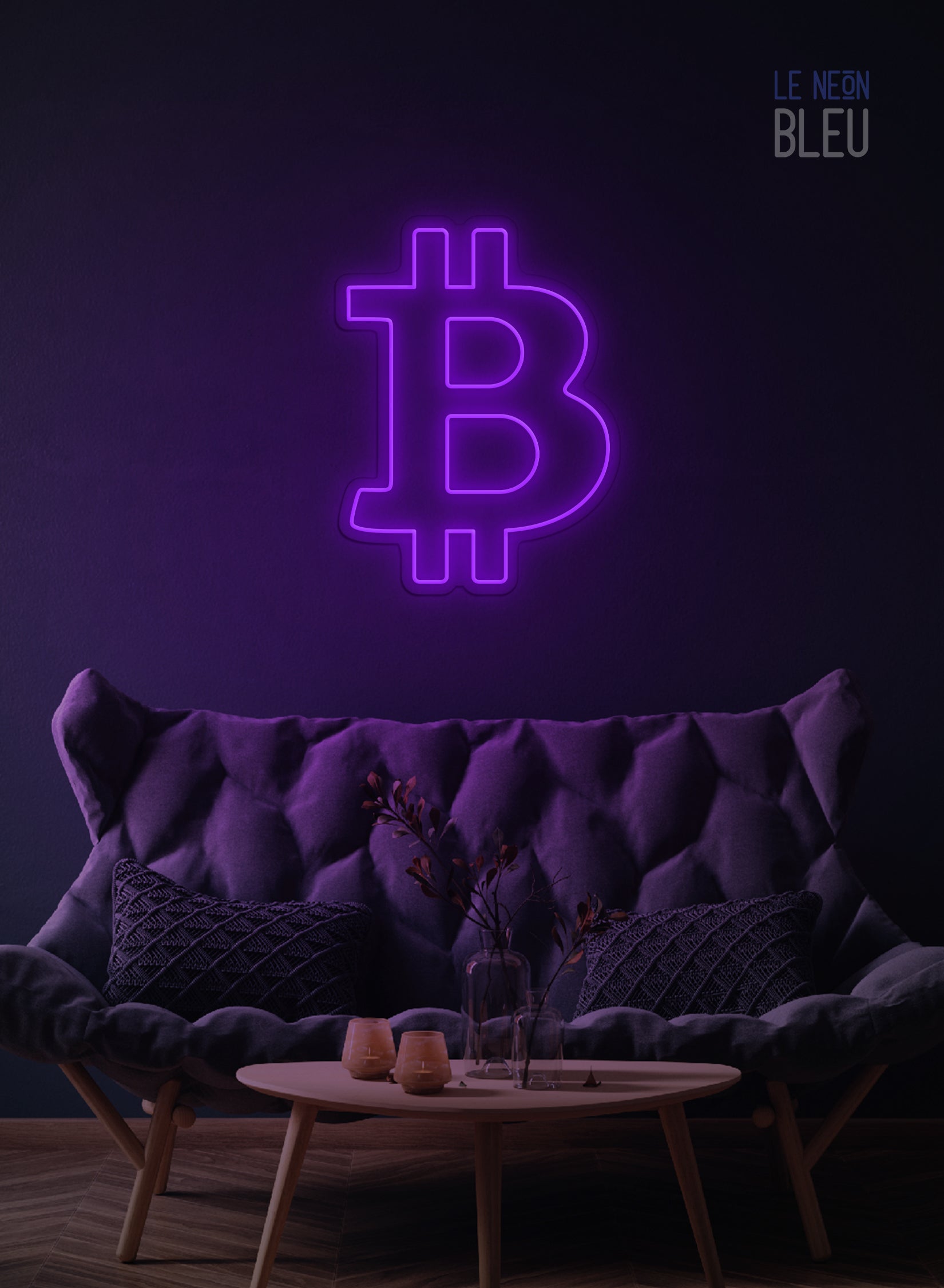 Bitcoin - Néon LED