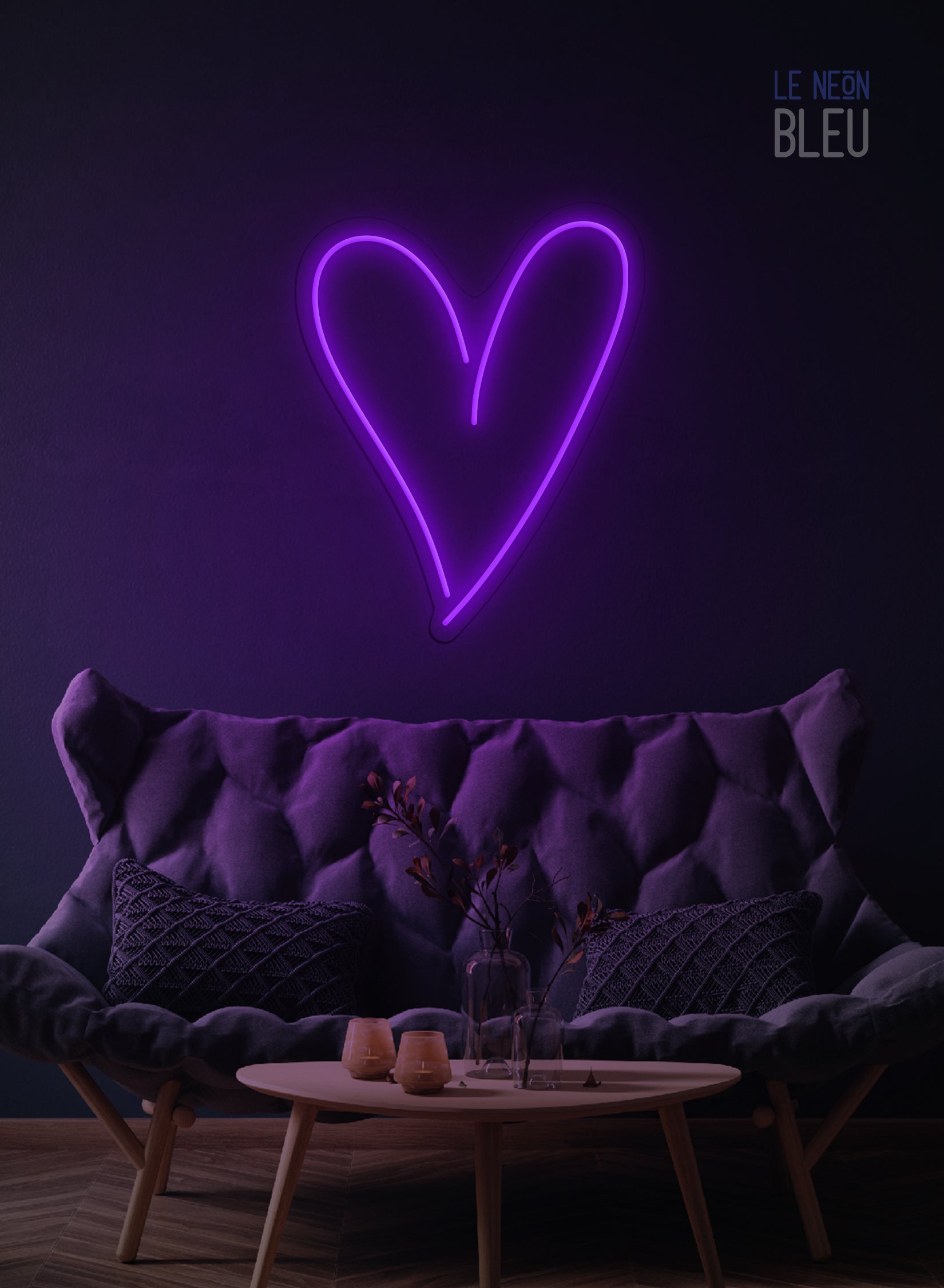 Néon LED Cœur – Élégance à Petit Prix