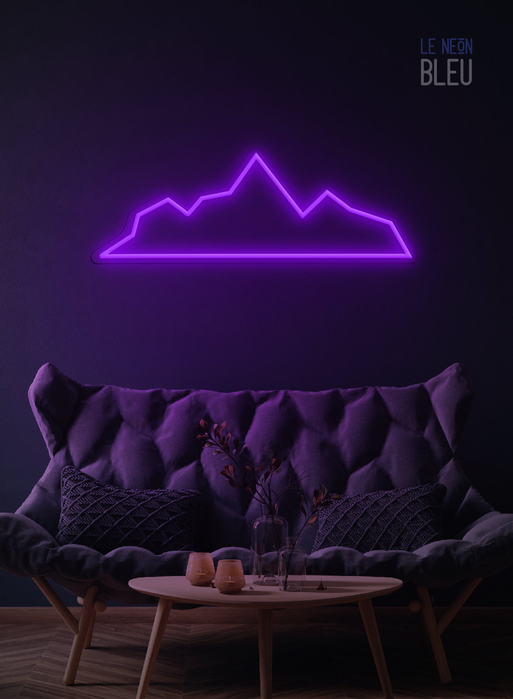 Montagne - Néon LED