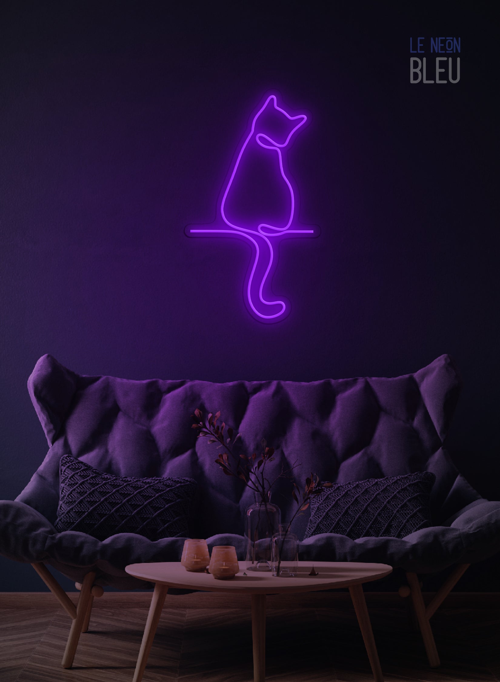 Chat - Néon LED