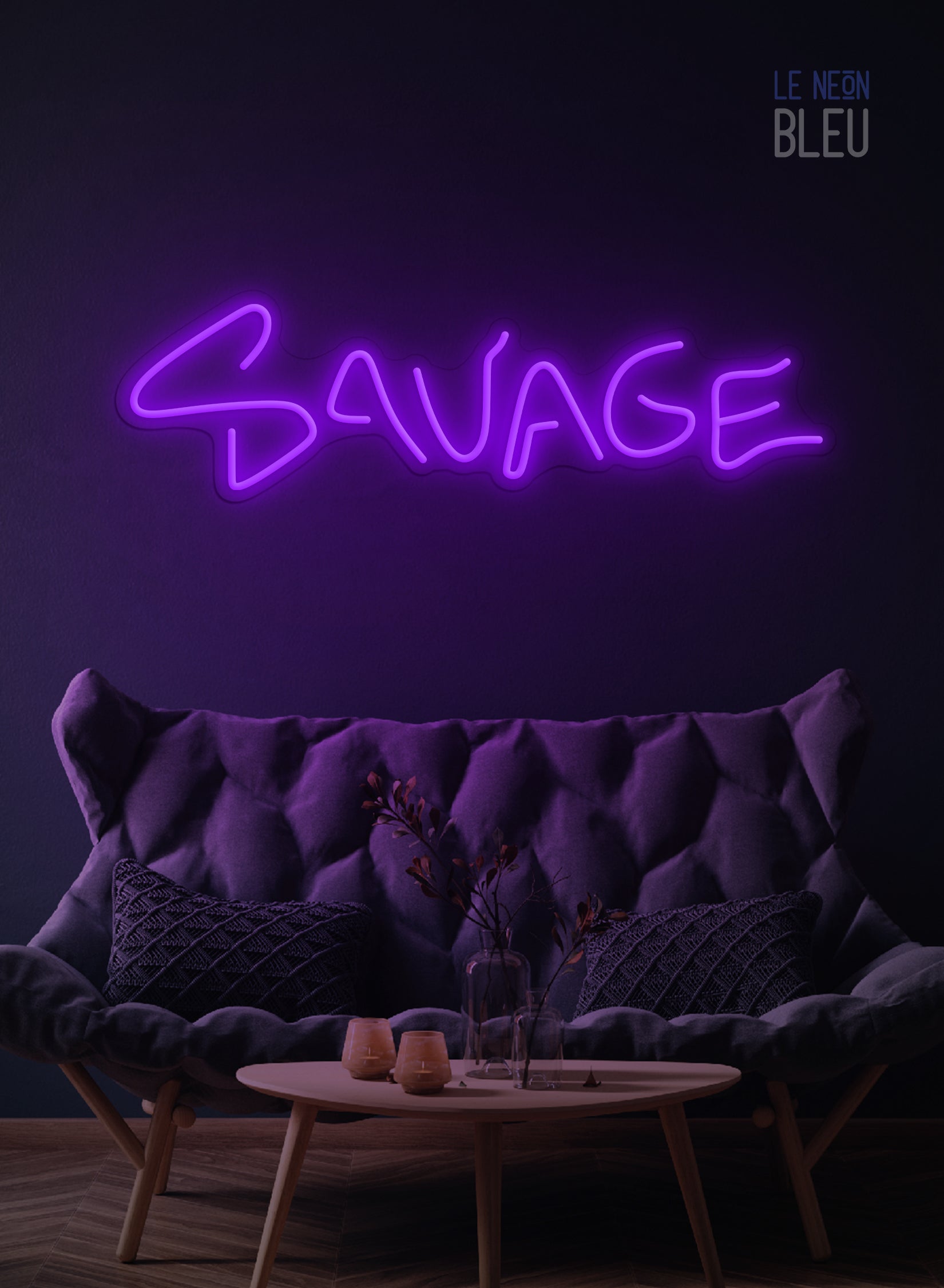 Néon LED "Savage" – Affirmation et Style Moderne