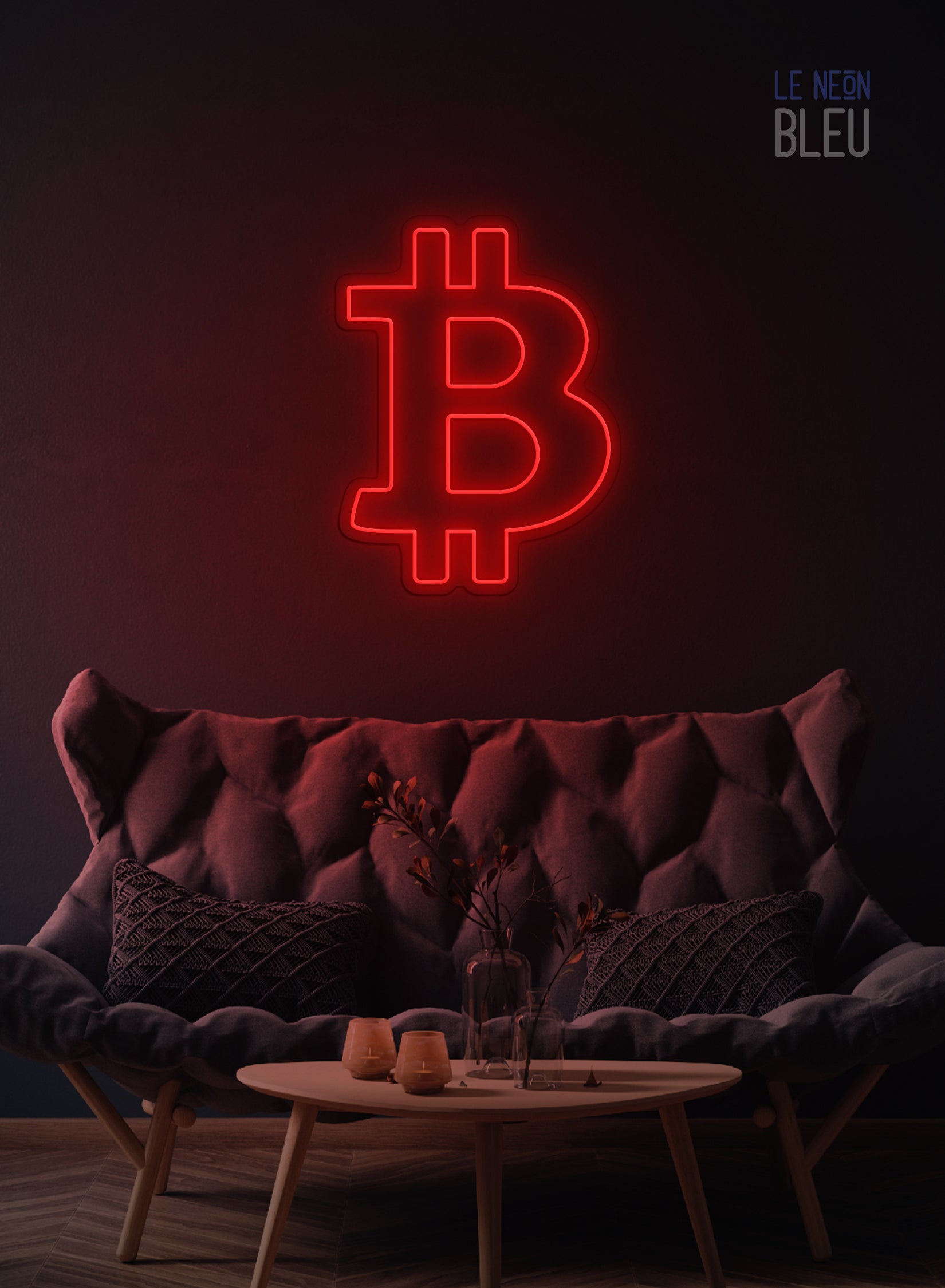 Bitcoin - Néon LED