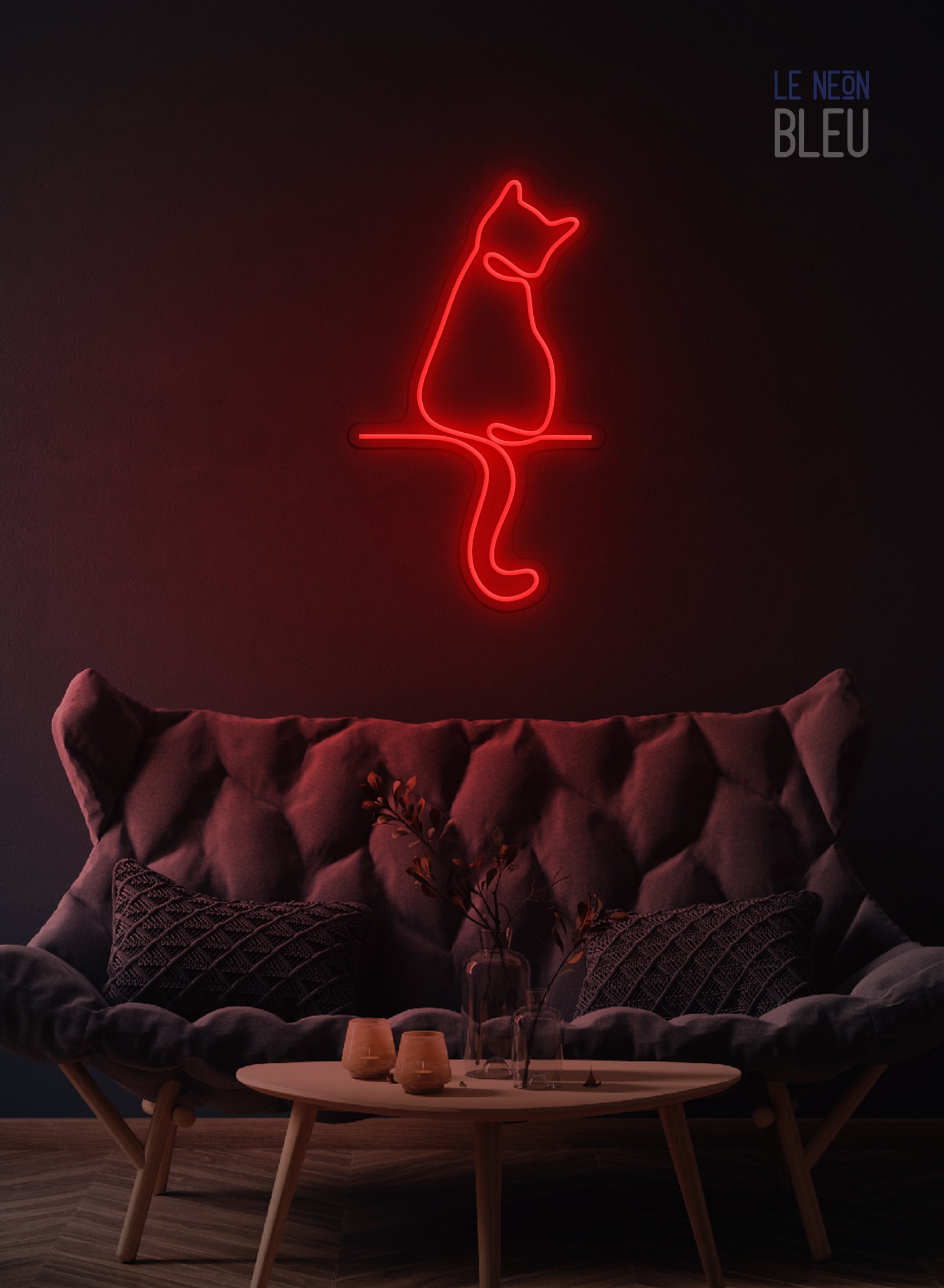 Chat - Néon LED