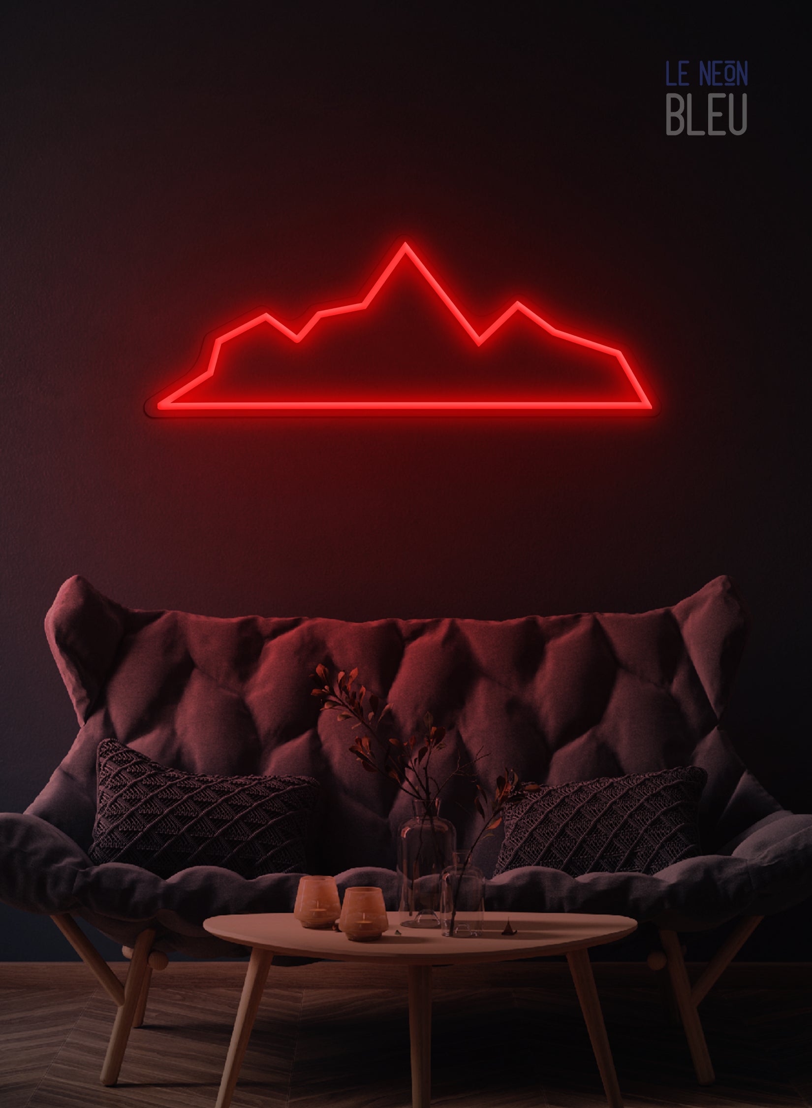 Montagne - Néon LED