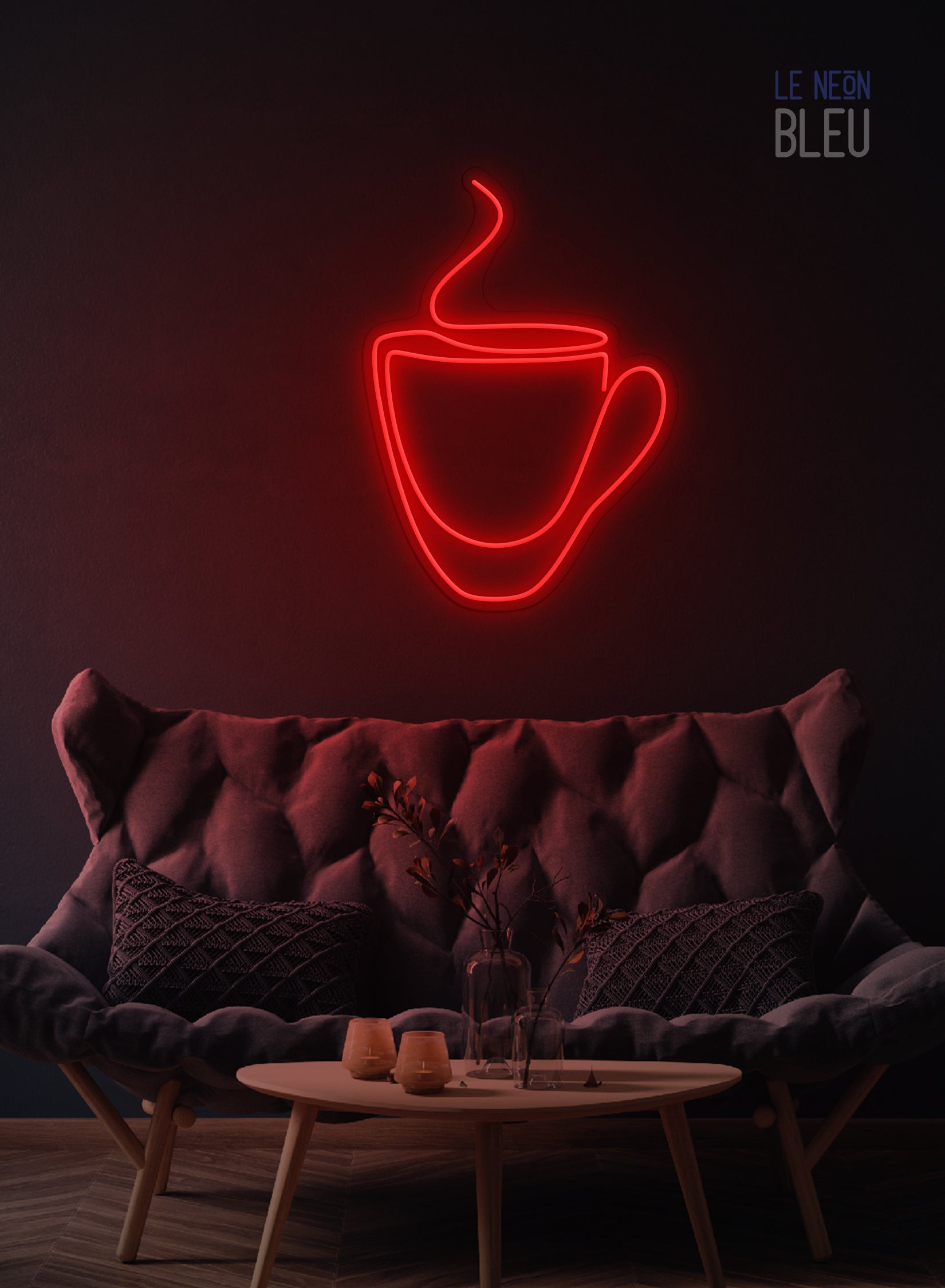 Tasse de Café ou Thé ? - Néon LED
