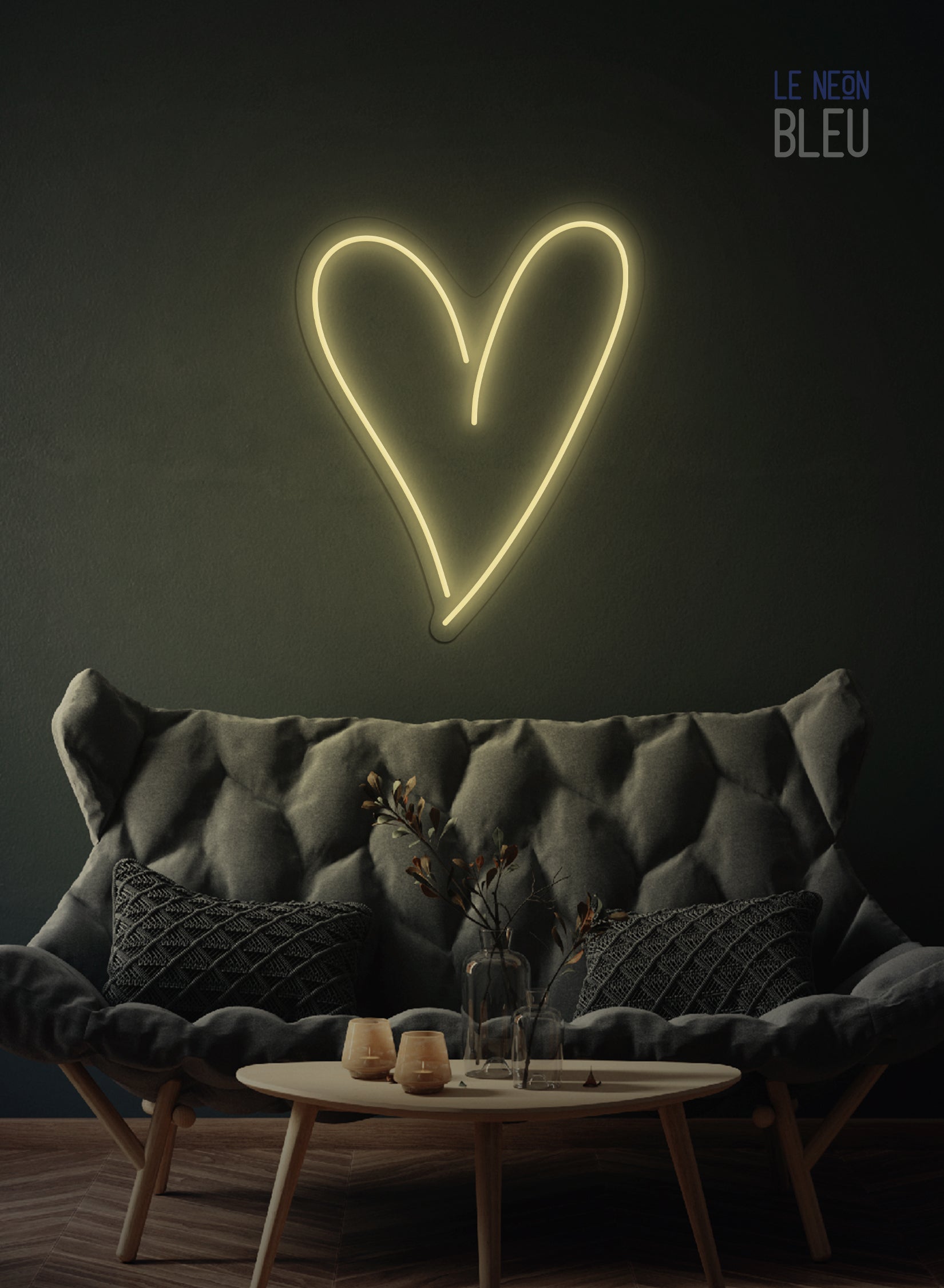 Néon LED Cœur – Élégance à Petit Prix