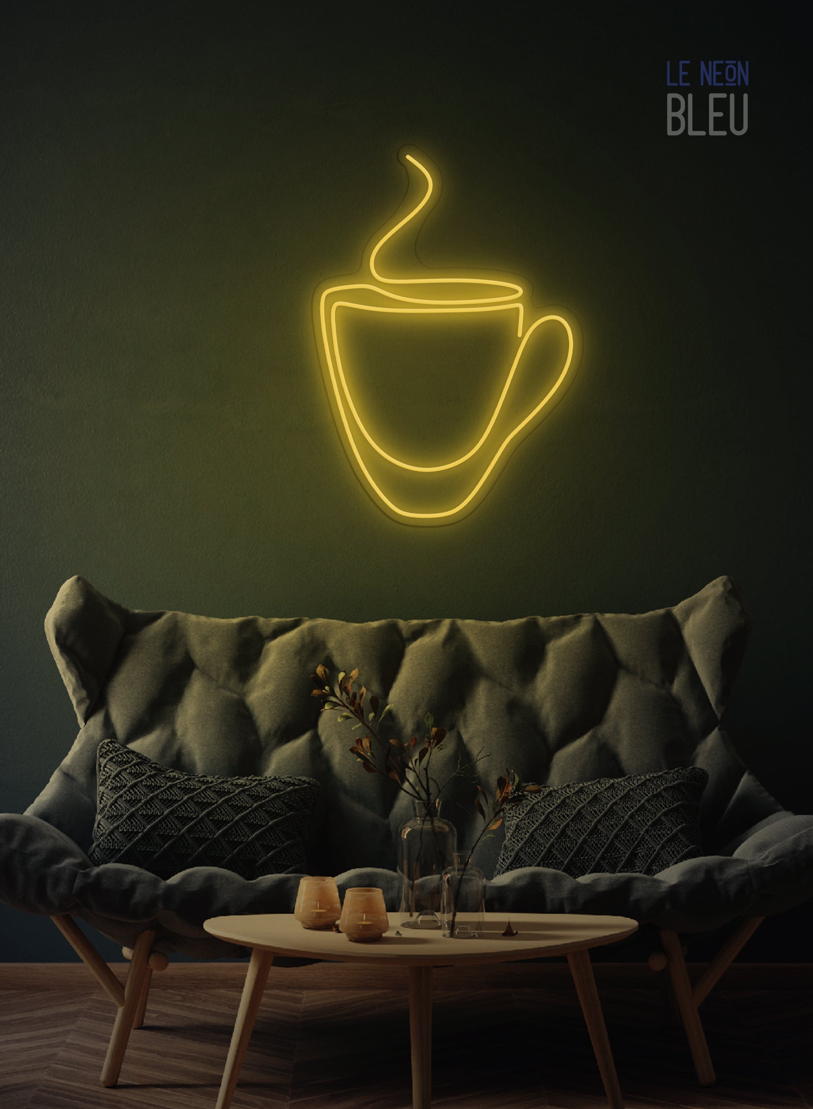 Tasse de Café ou Thé ? - Néon LED