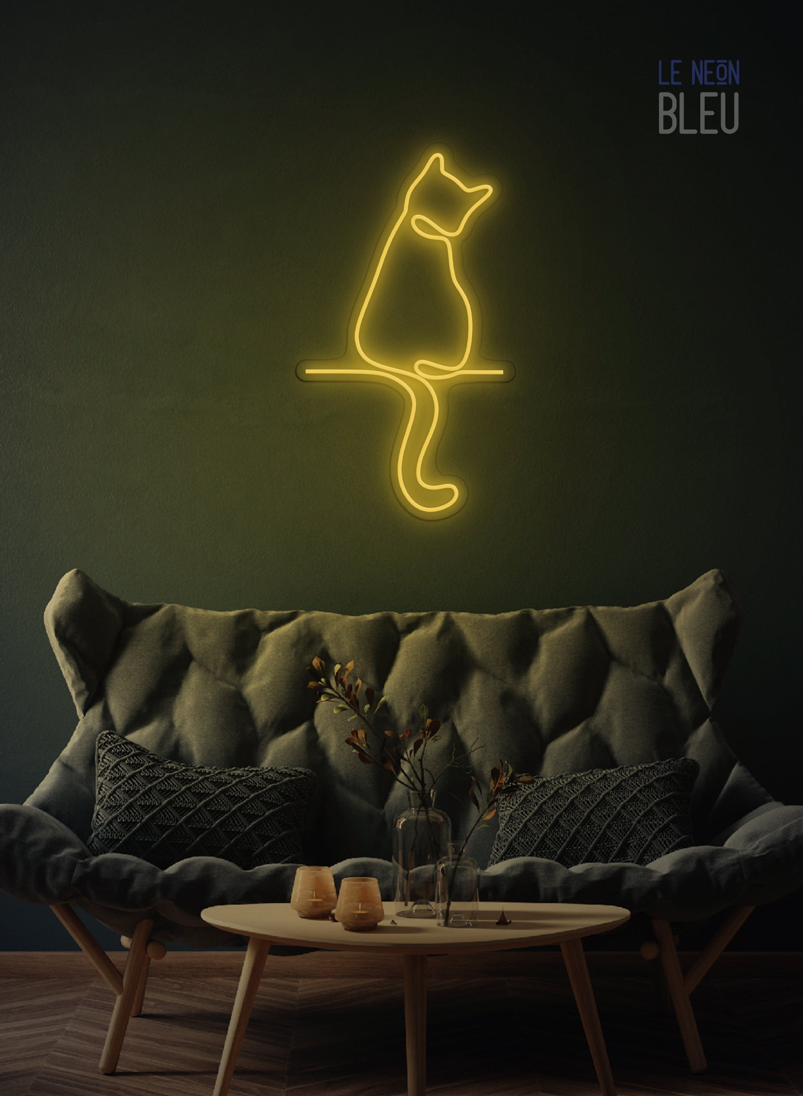 Chat - Néon LED