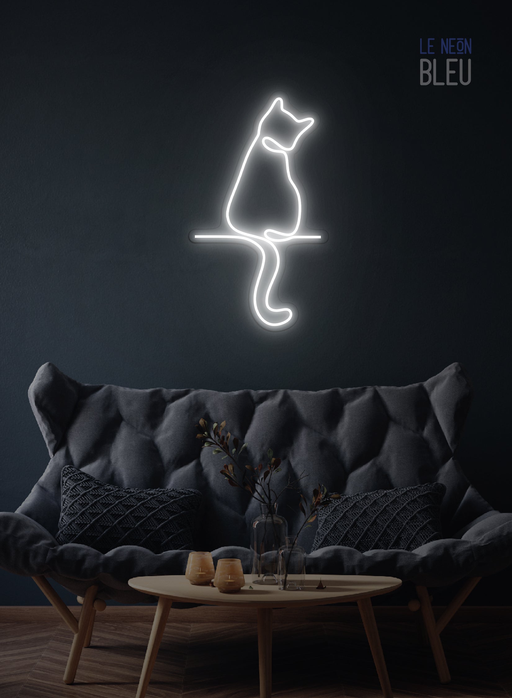 Chat - Néon LED