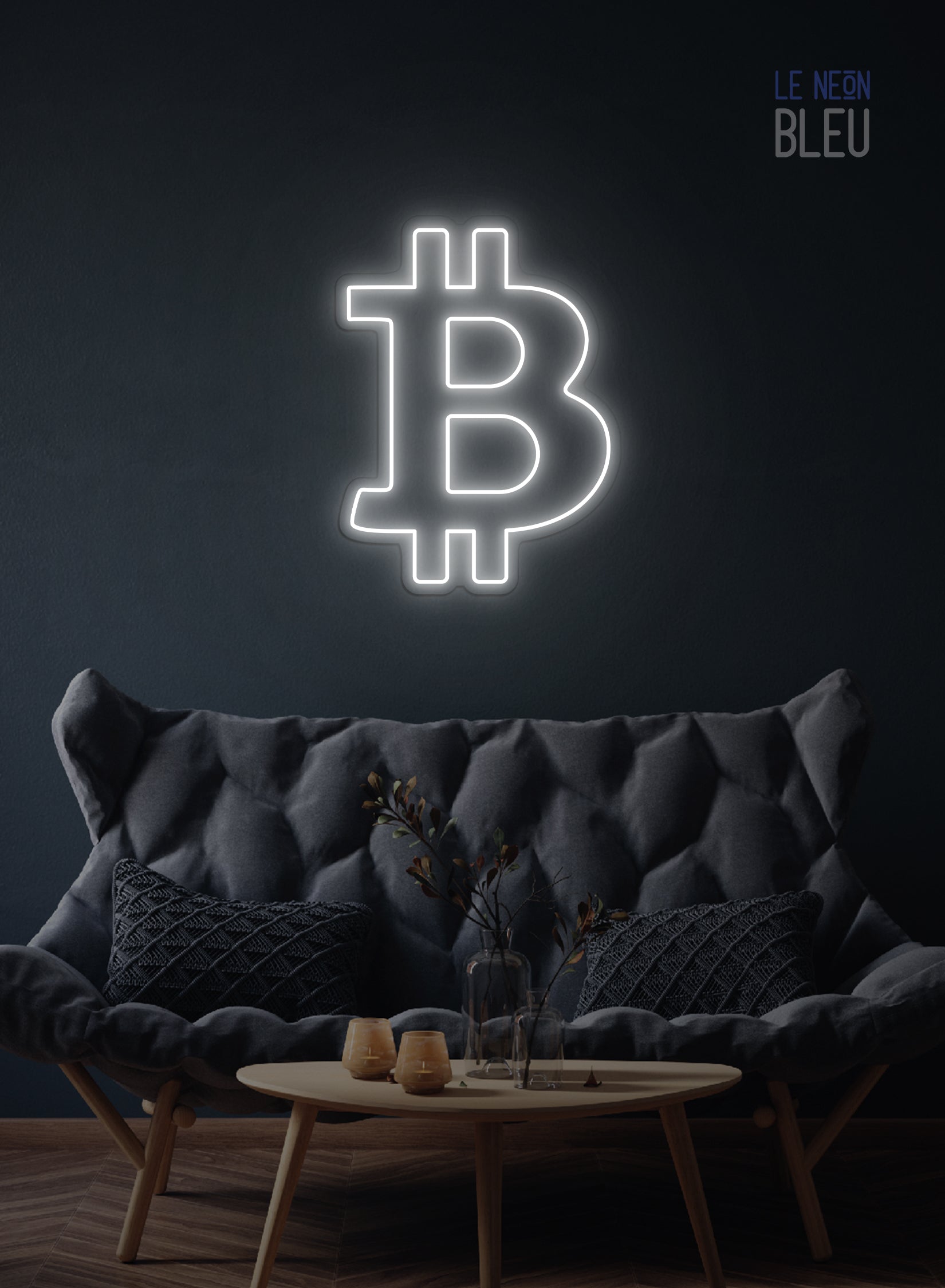 Bitcoin - Néon LED